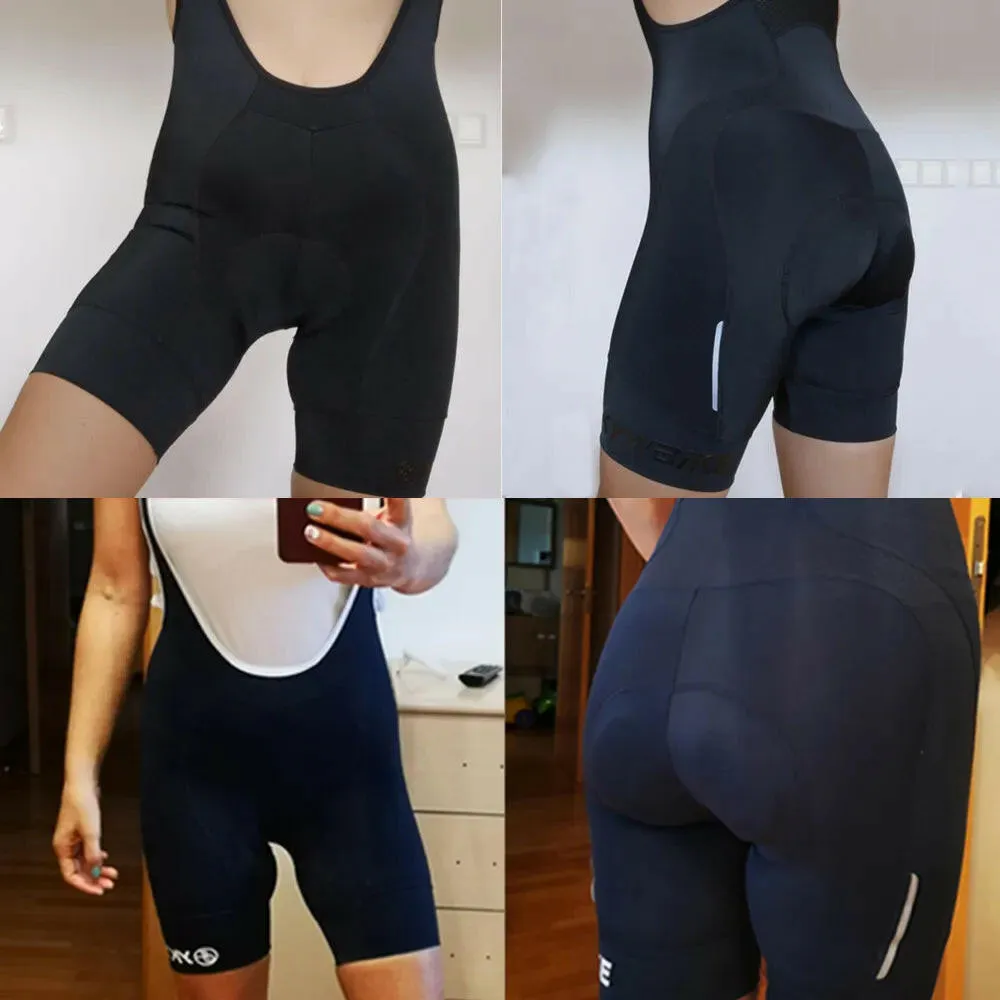 2022 Cycling Bib Shorts Women Summer Bike Bibs Shorts Padded Tights Bicycle Pants Quick Drying Breathable Shorts