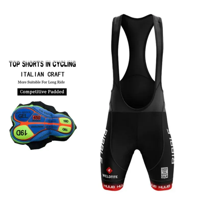 2023 HUUB Men Cycling Bib Shorts 19D Gel Pad Mountain Bike Shorts Summer Outdoor Breathable Bike Riding Bib Tights Quick Dry