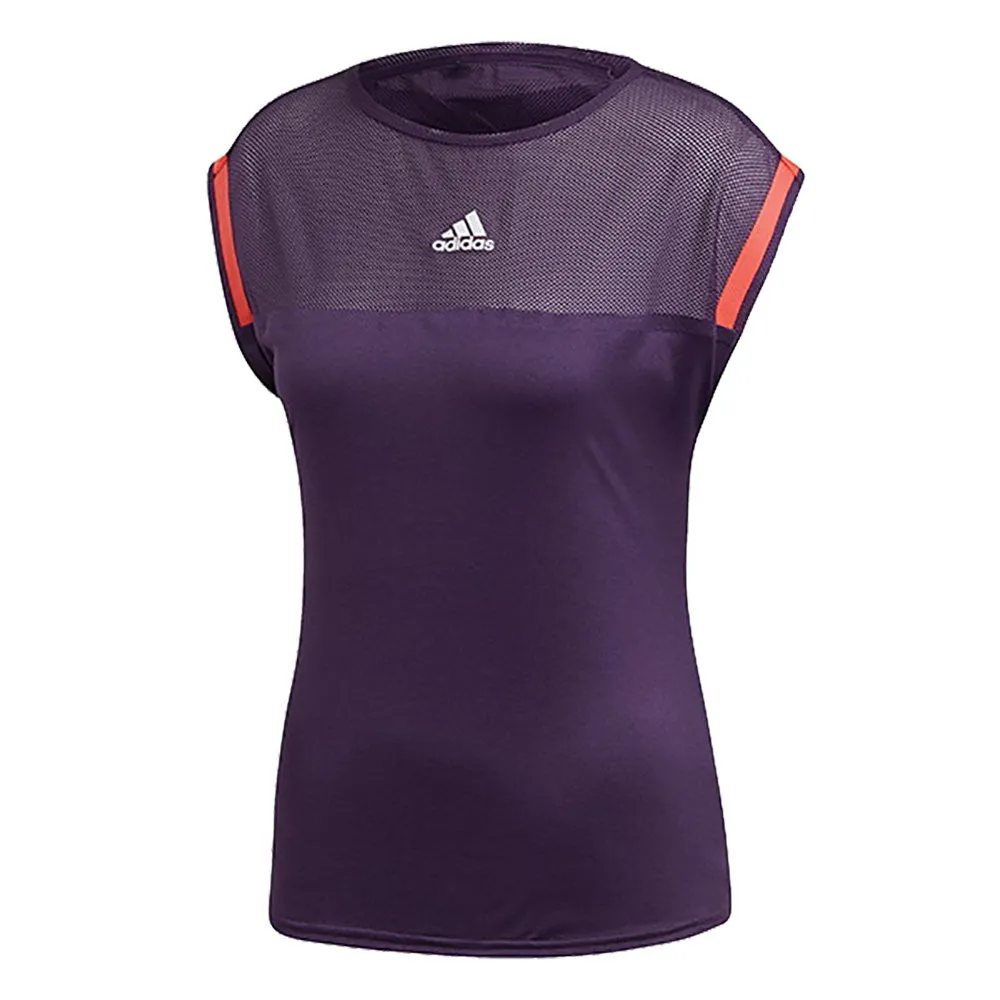 Adidas Escouade Purple Womens Tennis Shirt