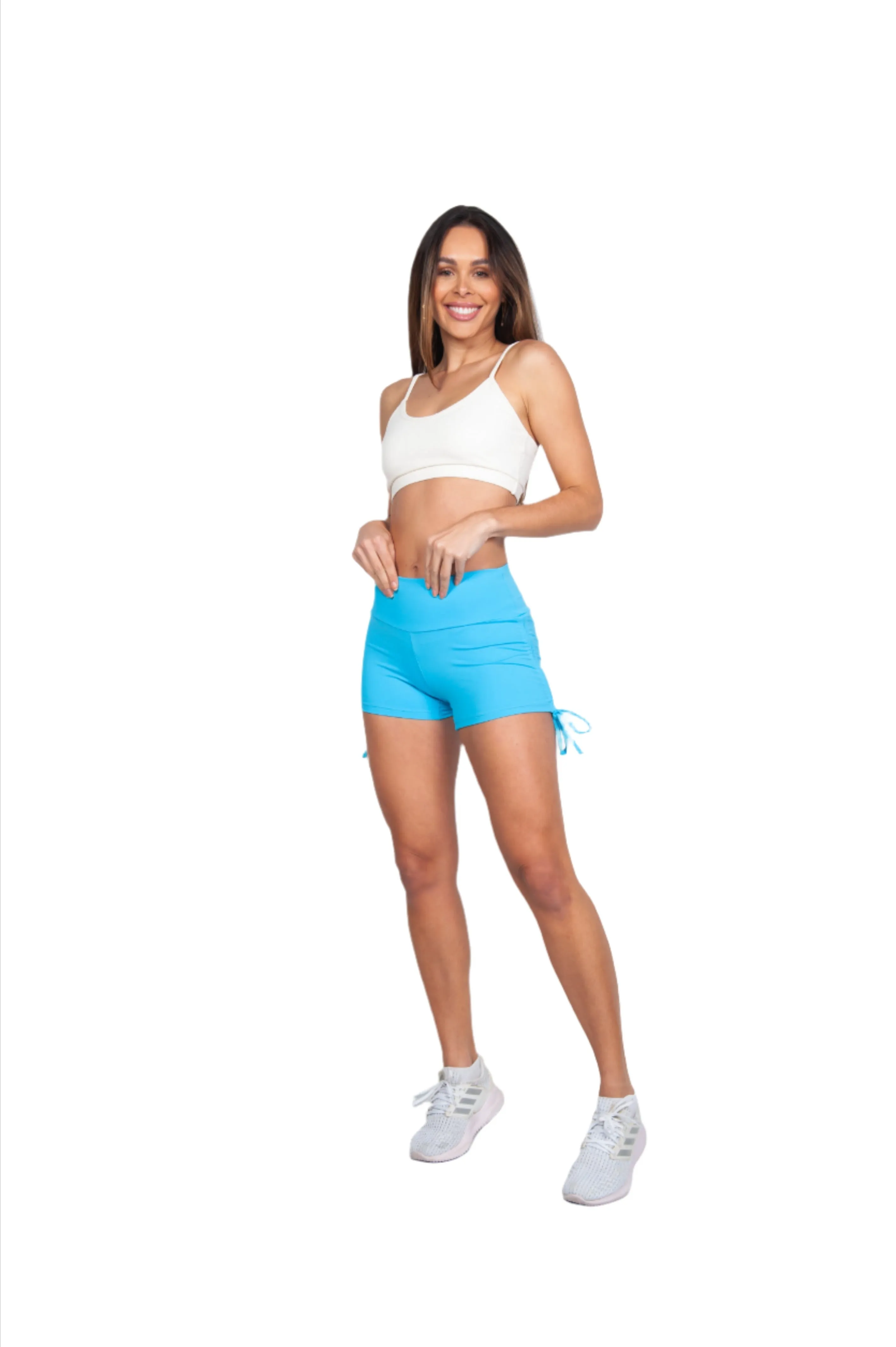 Bia Brazil Activewear Side Tie Shorts SH2473 Turquoise