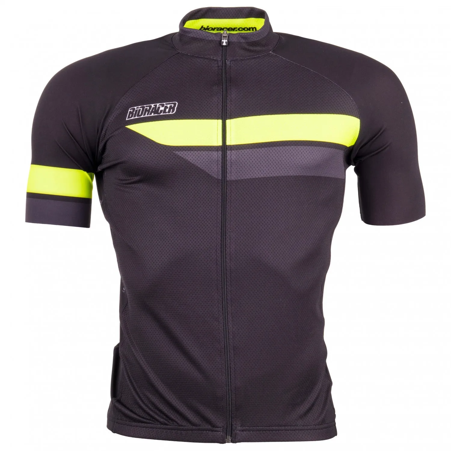 Bioracer Team Men's Jersey 2.0 - Black/Fluo Yellow