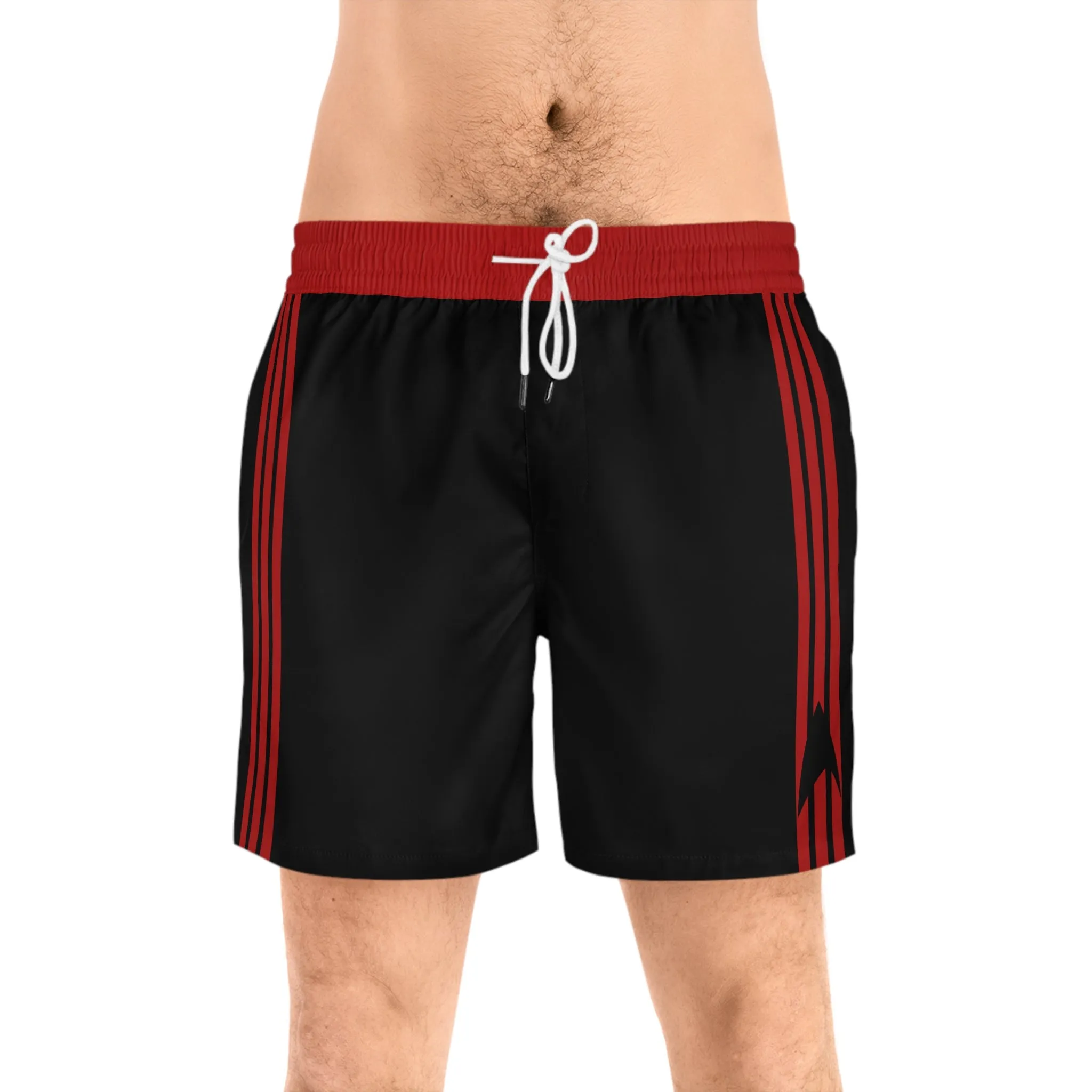 Boldy Go - Command Red Mid Length Swim Shorts