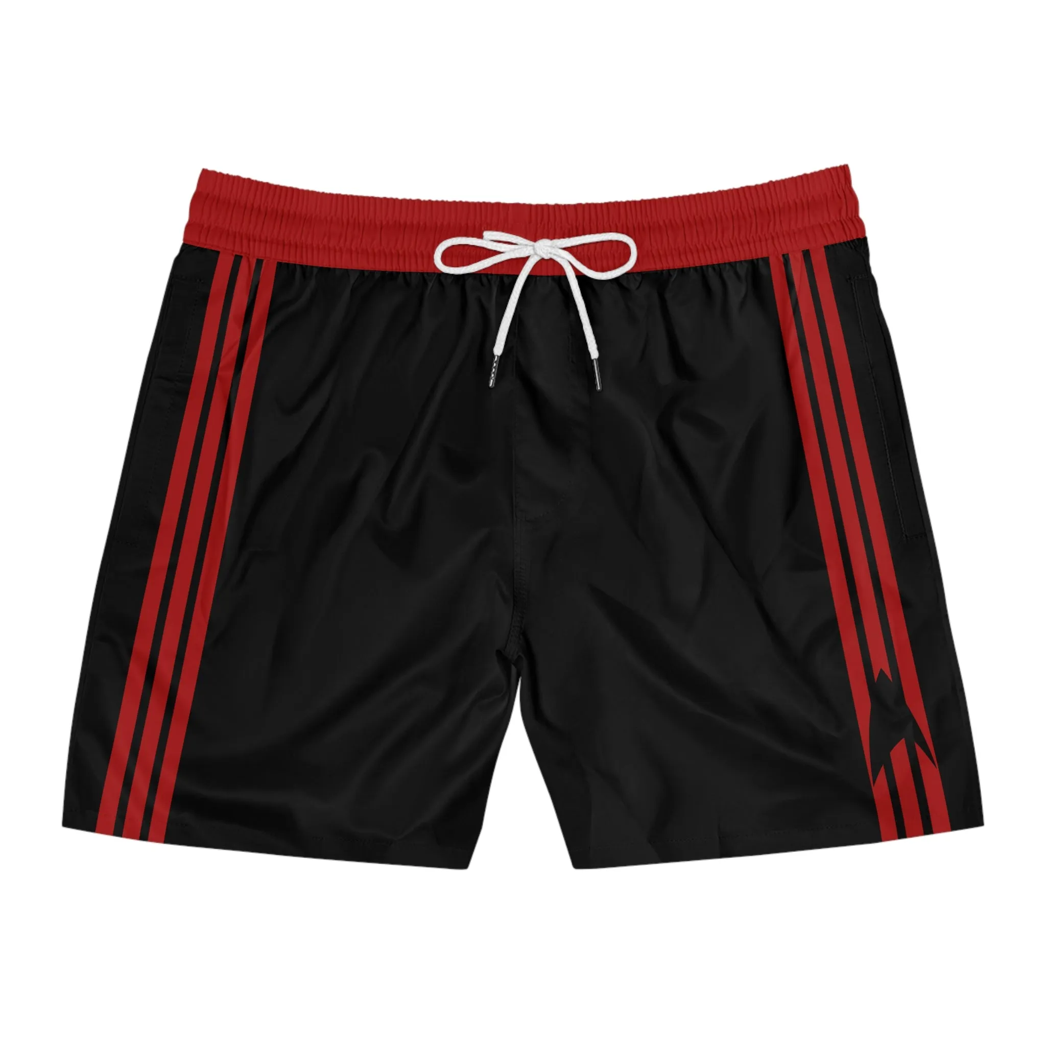 Boldy Go - Command Red Mid Length Swim Shorts