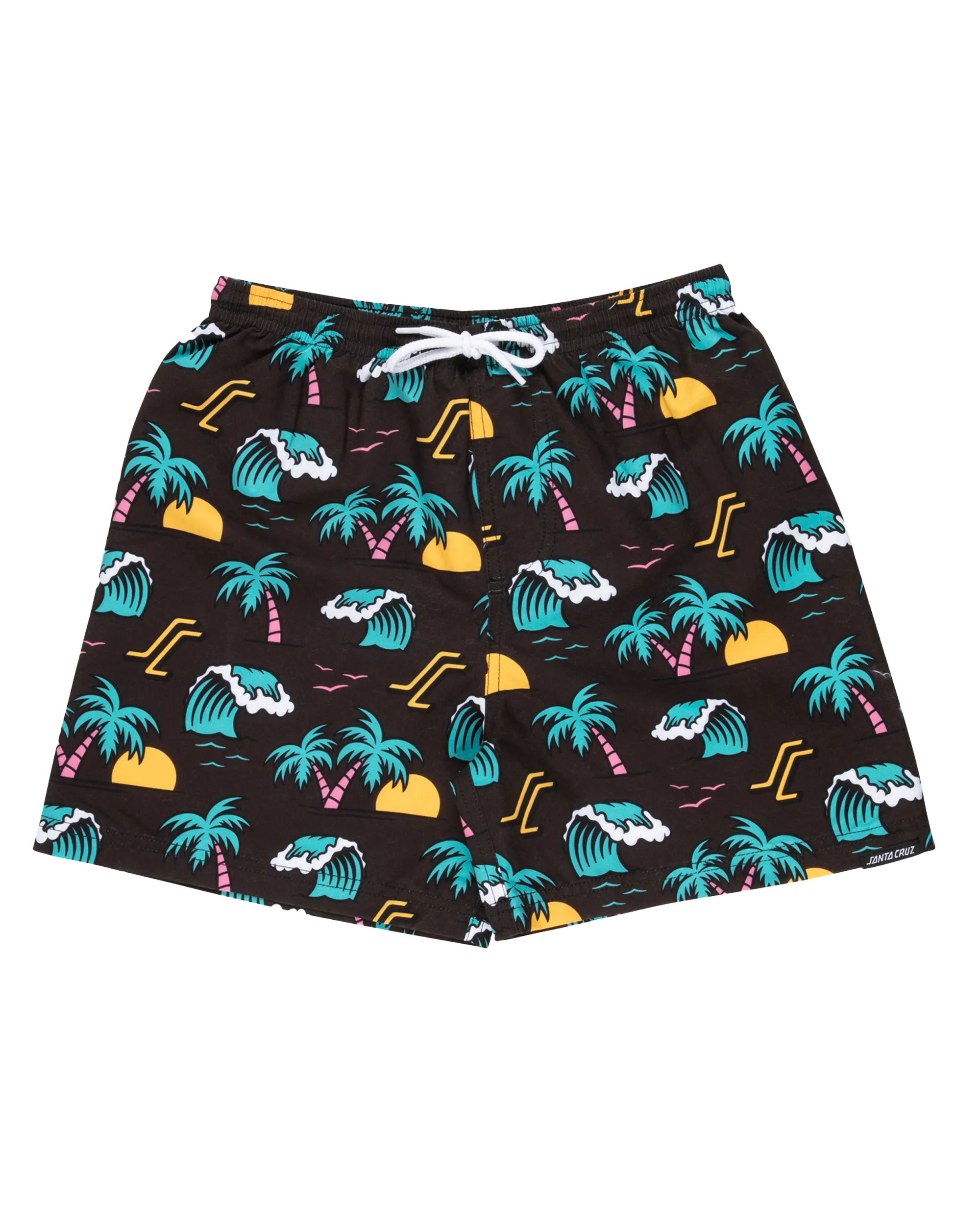 Boys Paradise Repeat Swimshorts in Black