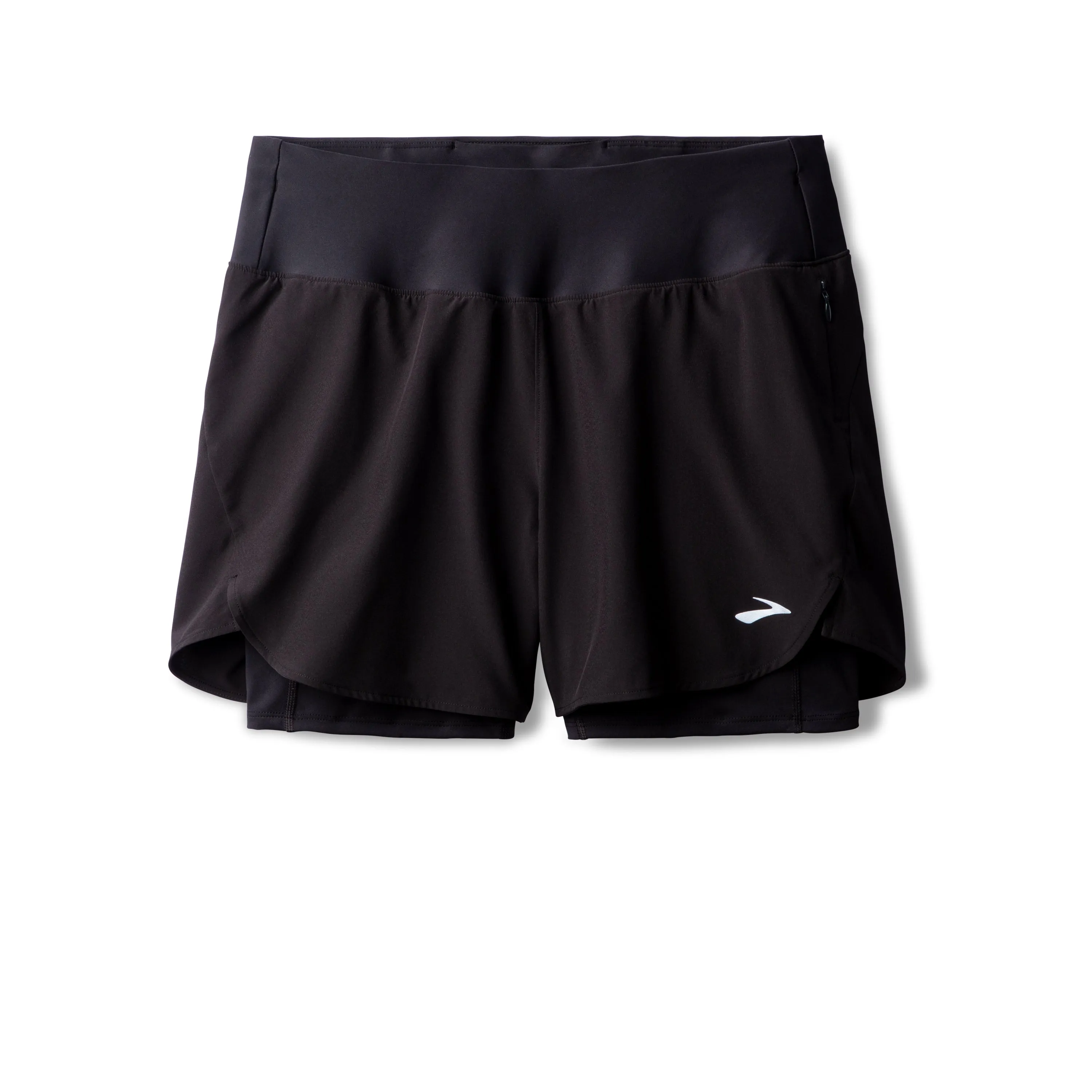 Brooks | Chaser 5" 2-in-1 Short 2.0 | Women's | Black