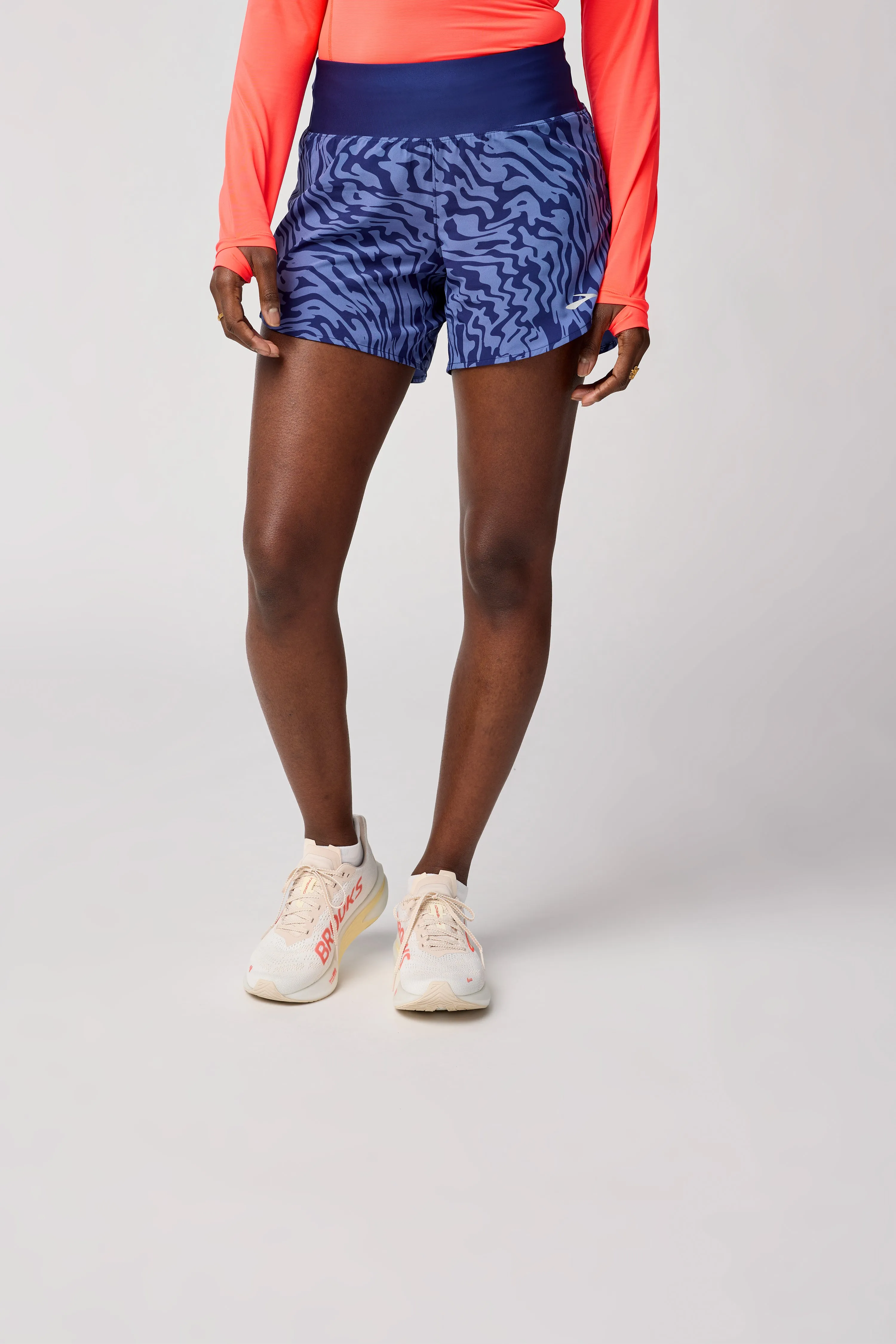 Brooks | Chaser 5" Short 2.0 | Women's | Midnight Speedscape