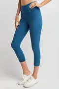 Capri Yoga Legging W/Front Yoga Pocket