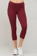 Capri Yoga Legging W/Front Yoga Pocket