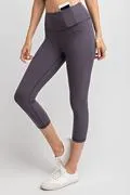 Capri Yoga Legging W/Front Yoga Pocket