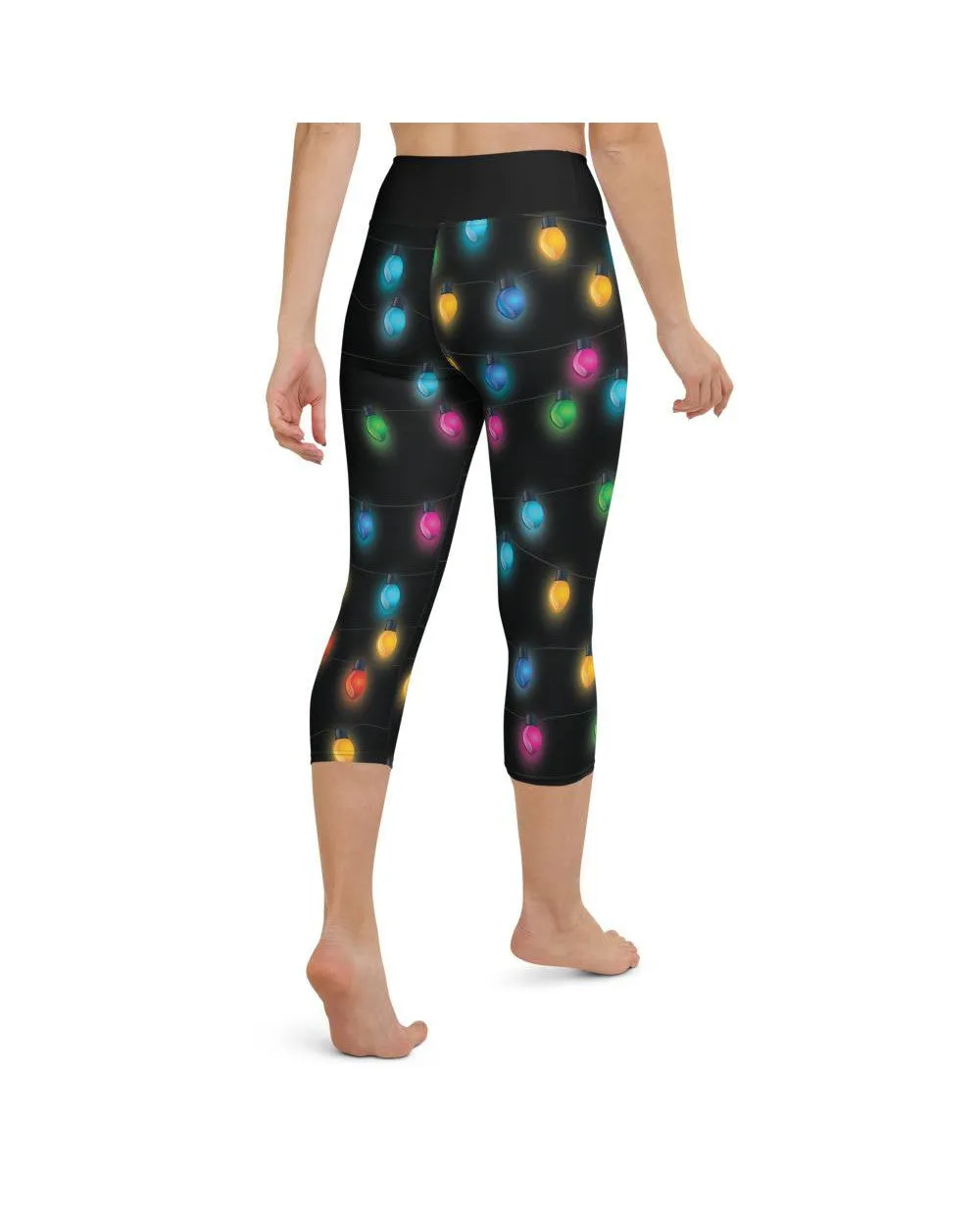 Christmas Lights Yoga Capris