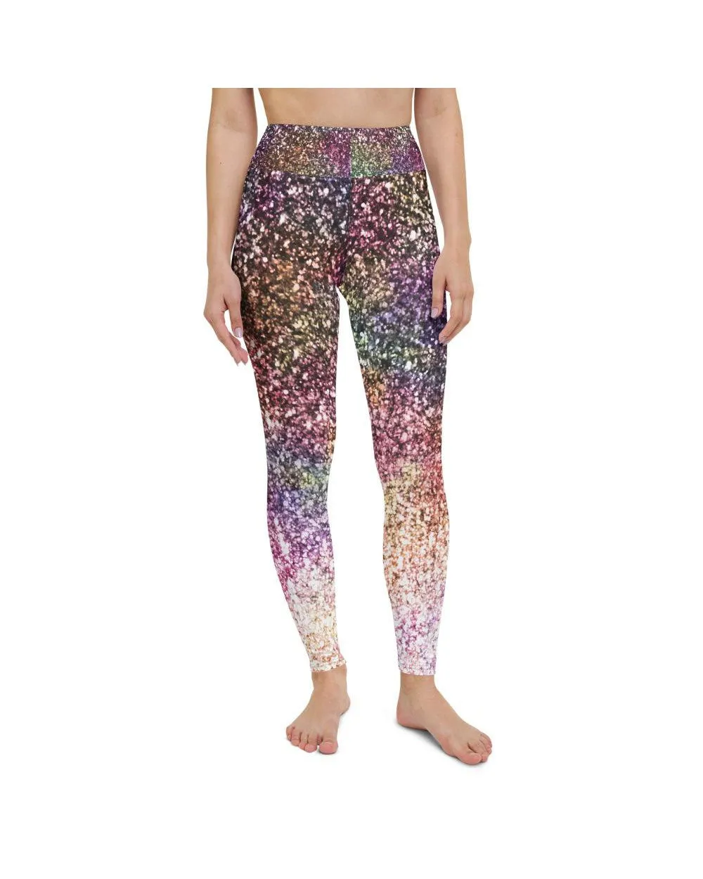 Colorful Sparkles Yoga Pants