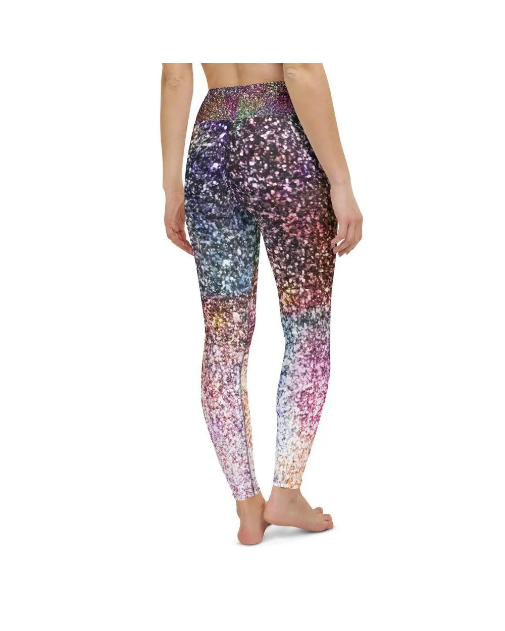 Colorful Sparkles Yoga Pants