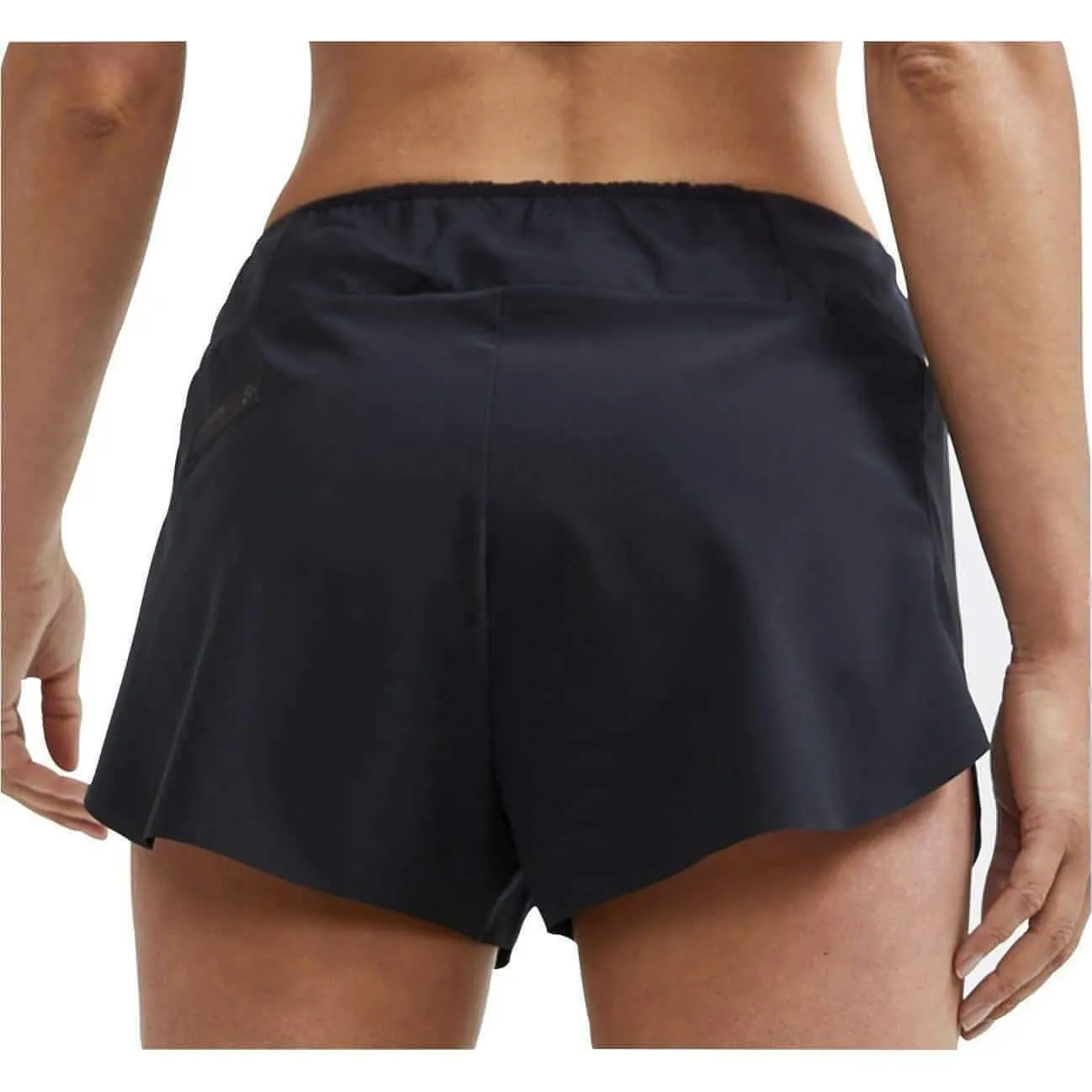 Craft PRO Hypervent Split Womens Running Shorts - Black