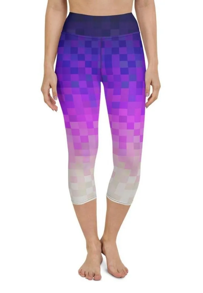 Fierce Pixel Yoga Capris