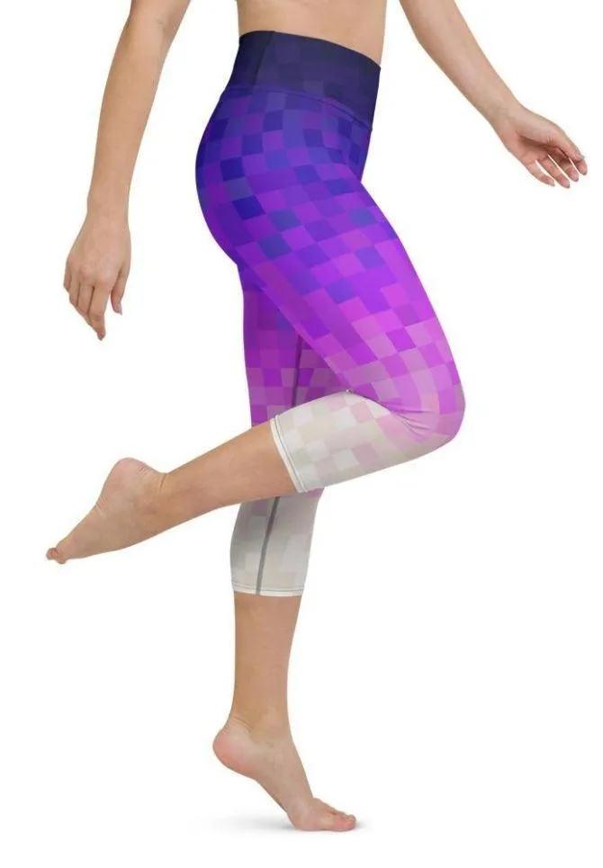 Fierce Pixel Yoga Capris