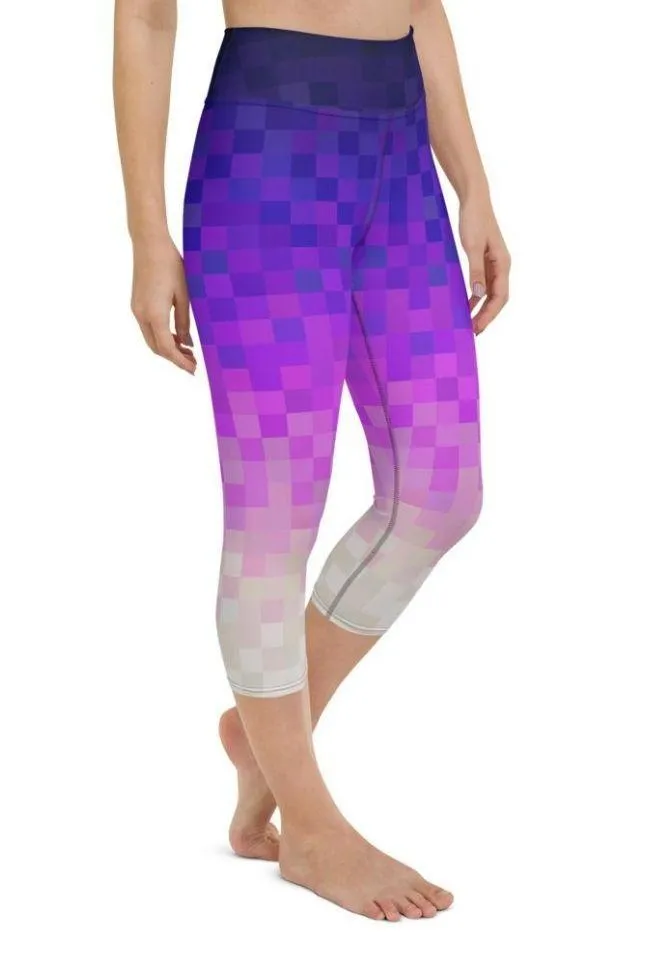 Fierce Pixel Yoga Capris