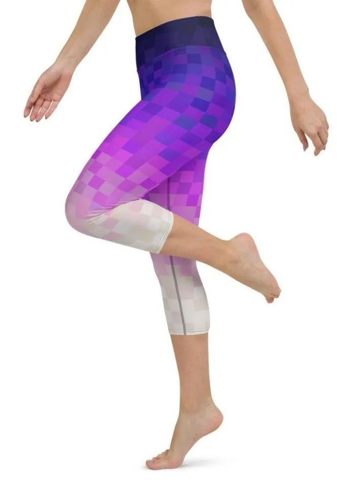 Fierce Pixel Yoga Capris