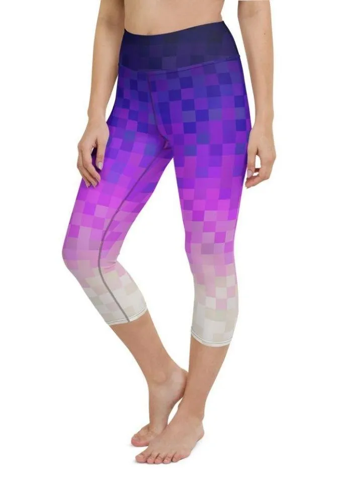 Fierce Pixel Yoga Capris