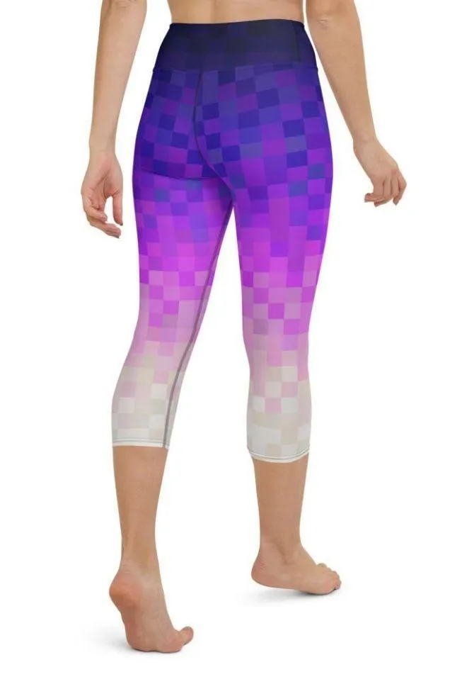 Fierce Pixel Yoga Capris