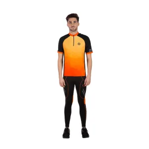 Firefox Half Sleeve Cycling Jersey - Orange/Black