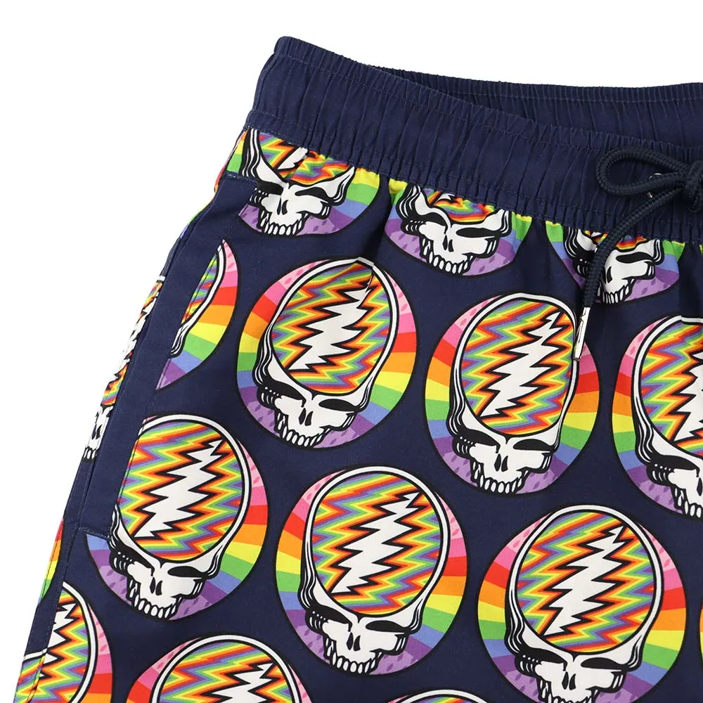 Grateful Dead | Swim Trunk | Steal Your Face Bolts