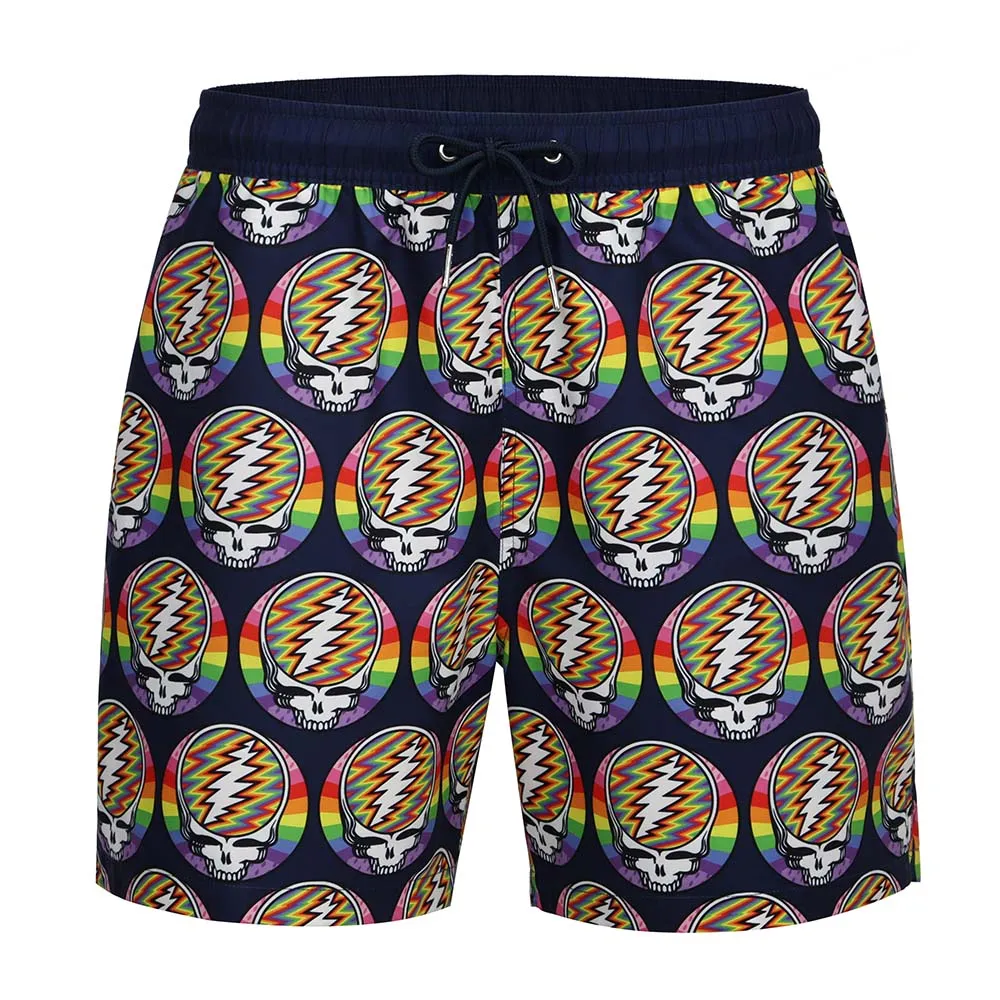 Grateful Dead | Swim Trunk | Steal Your Face Bolts