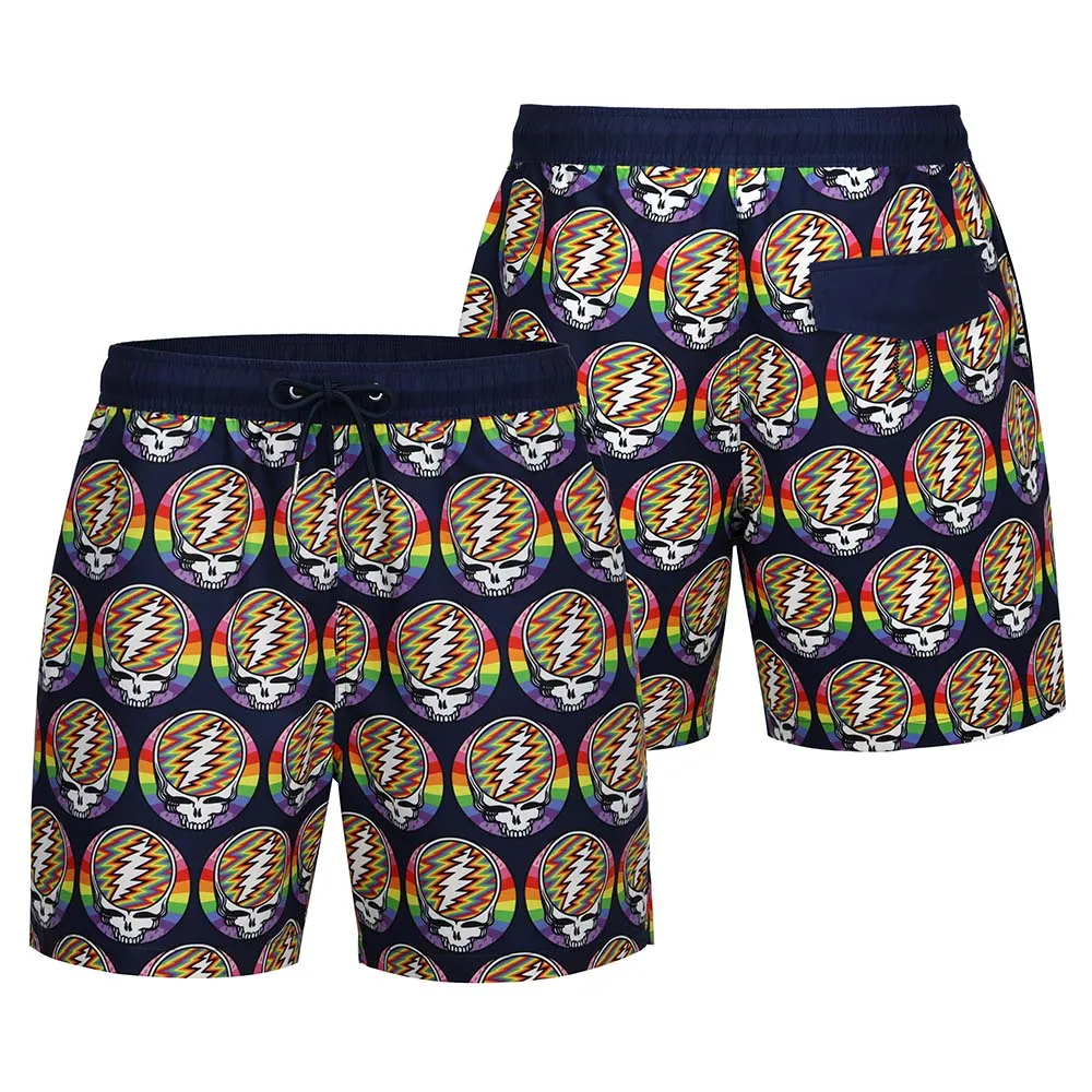 Grateful Dead | Swim Trunk | Steal Your Face Bolts