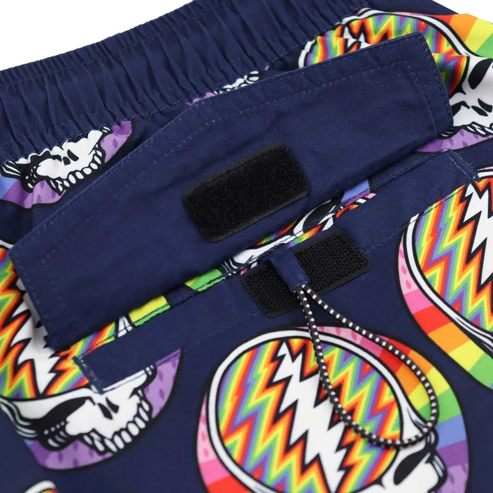 Grateful Dead | Swim Trunk | Steal Your Face Bolts