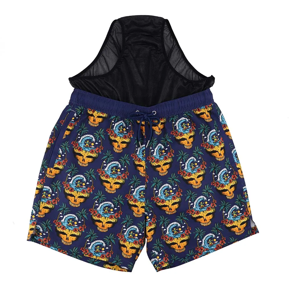 Grateful Dead | Swim Trunk | Steal Your Face Tiki