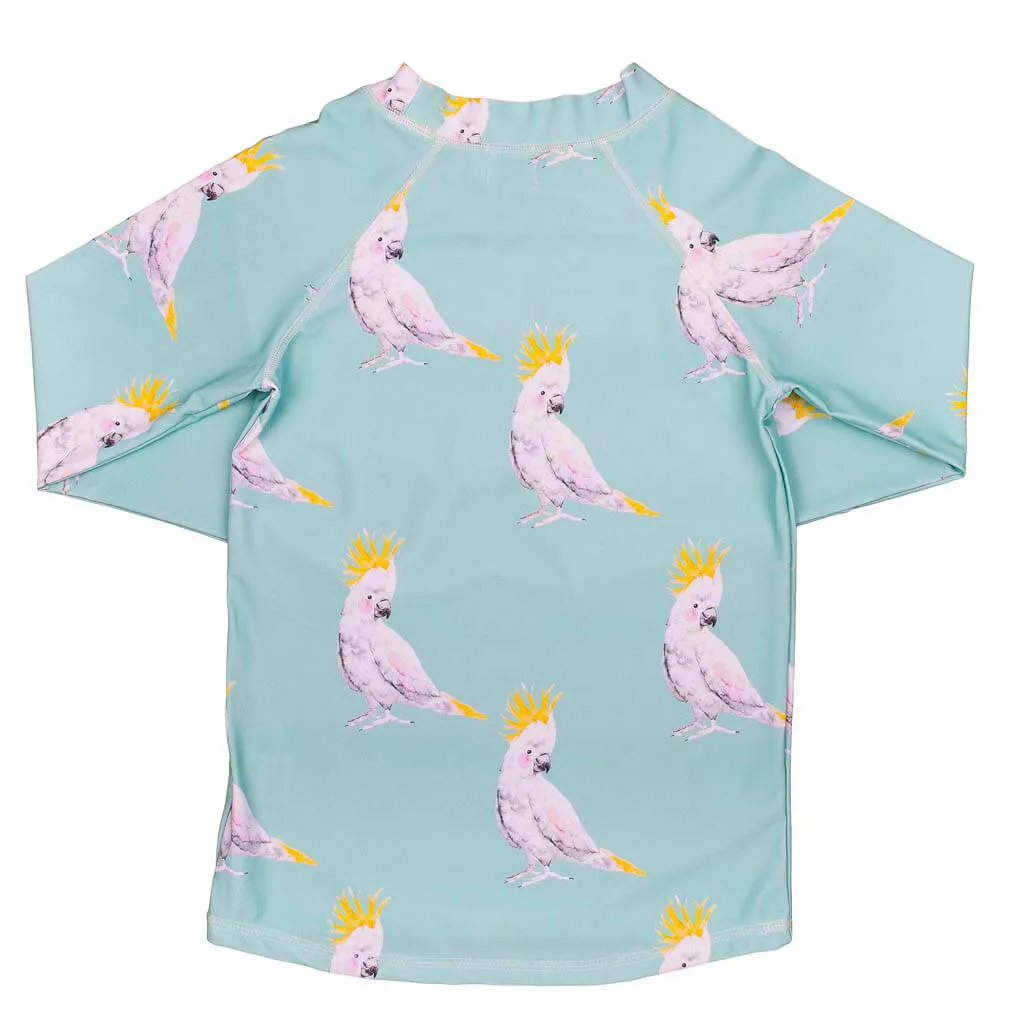 Green Cockatoo Rash Top