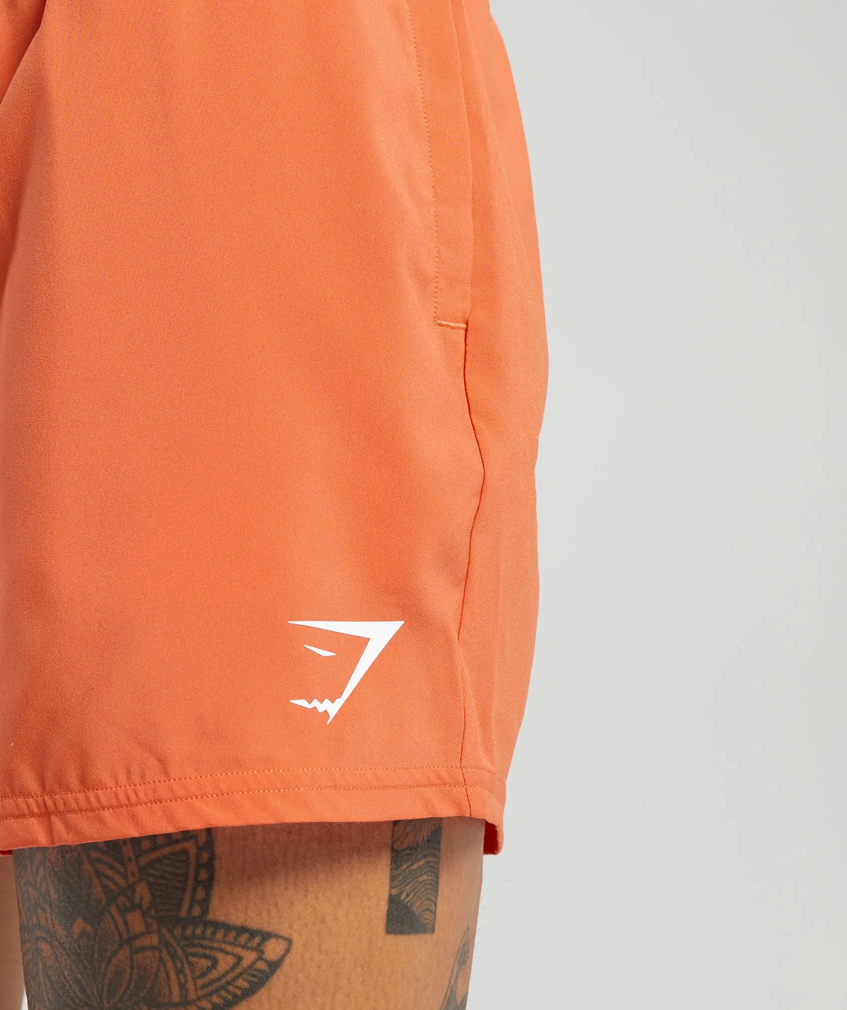 Gymshark Arrival 5" Shorts - Ignite Orange