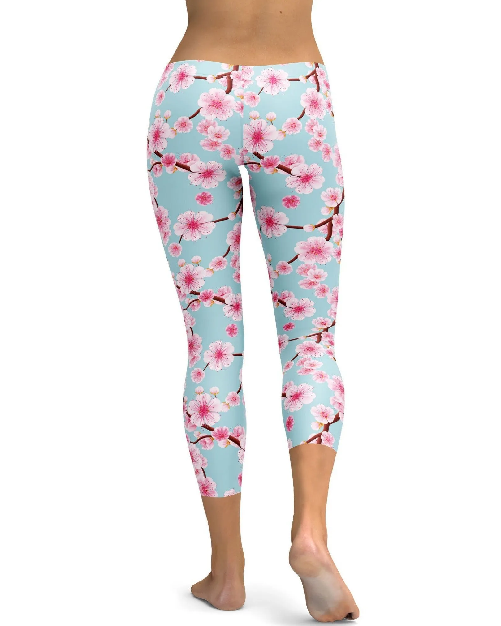 Japanese Cherry Blossom Capris