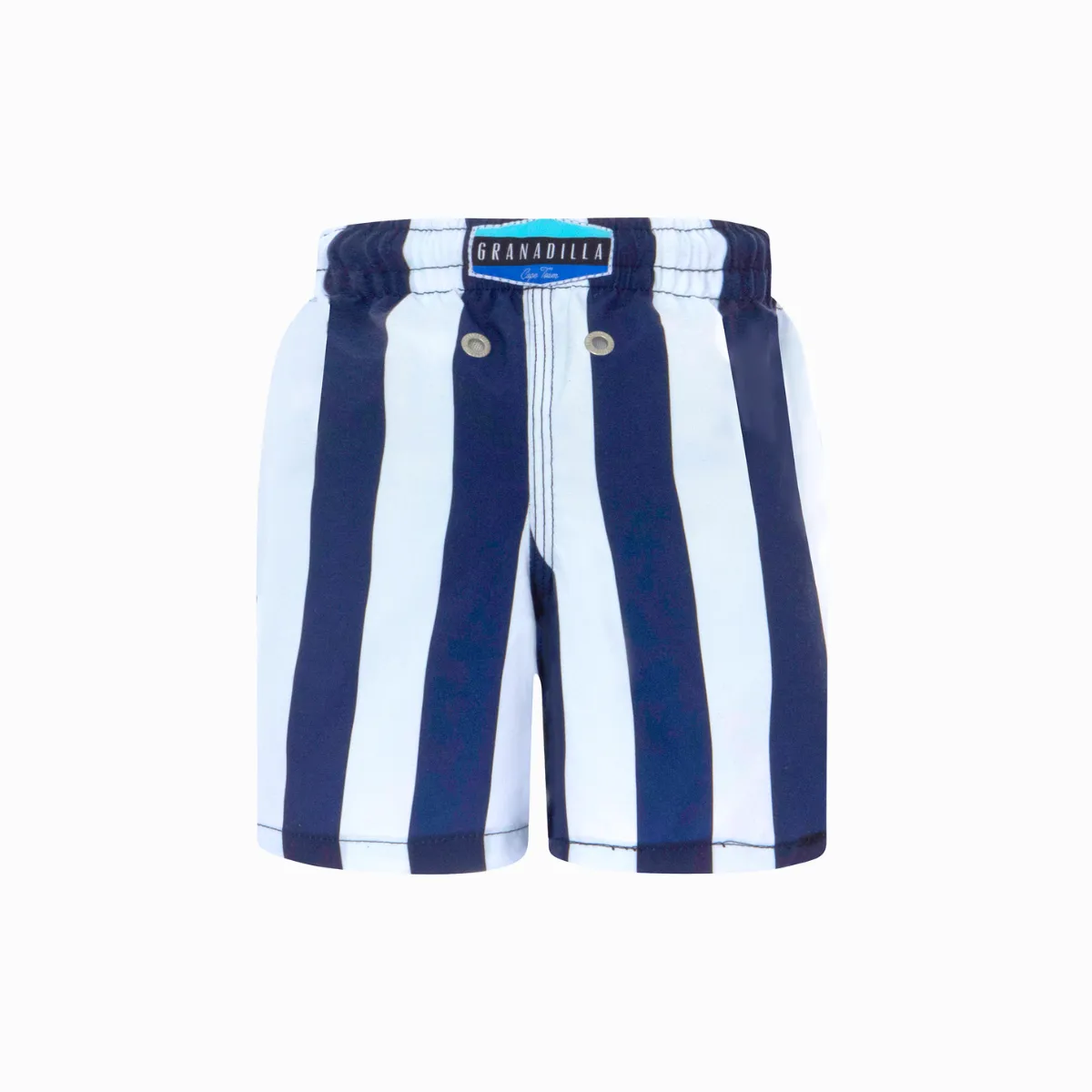 Kids Swim Shorts | Stripe / Navy