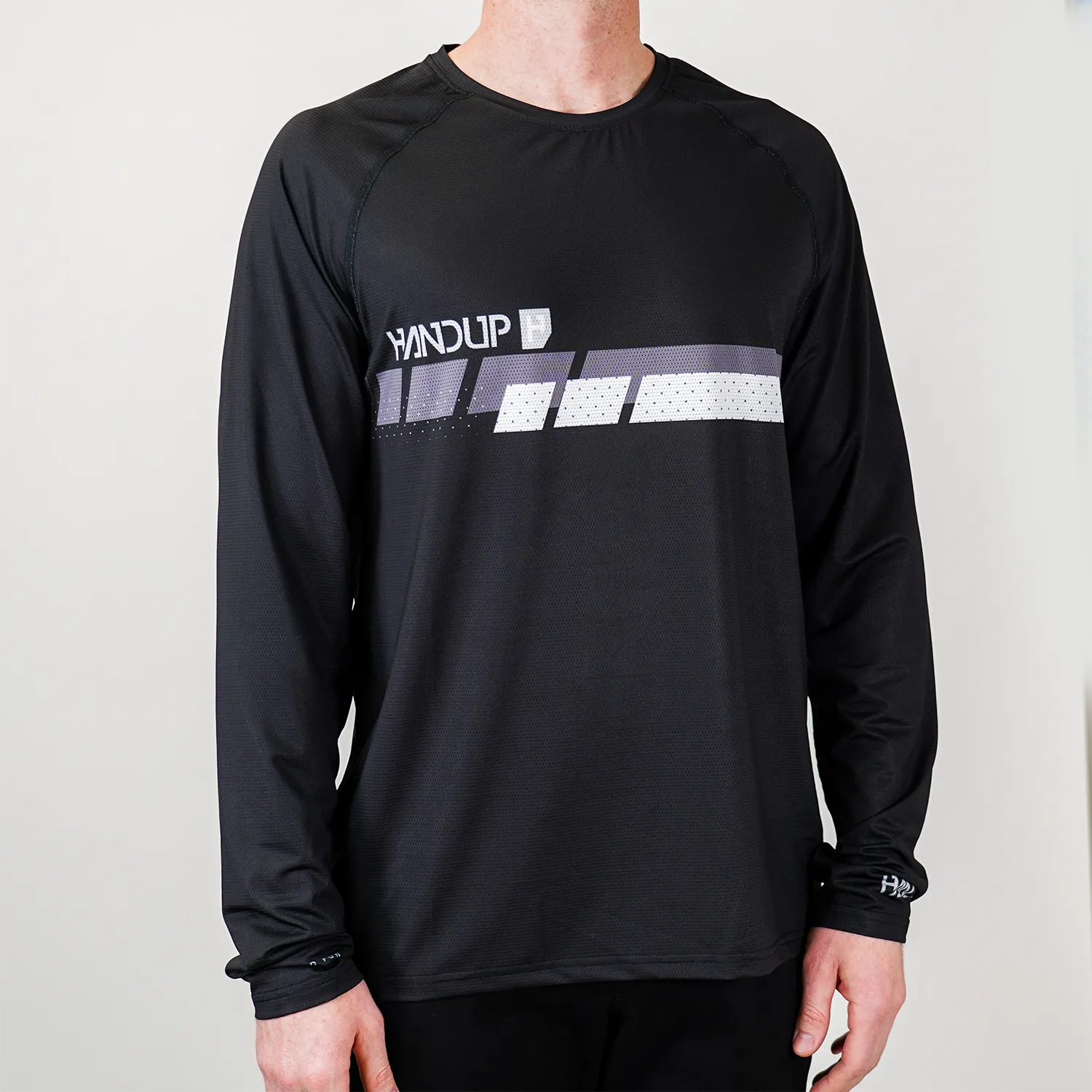 Long Sleeve Lite Jersey - Pro Race Black/Grey