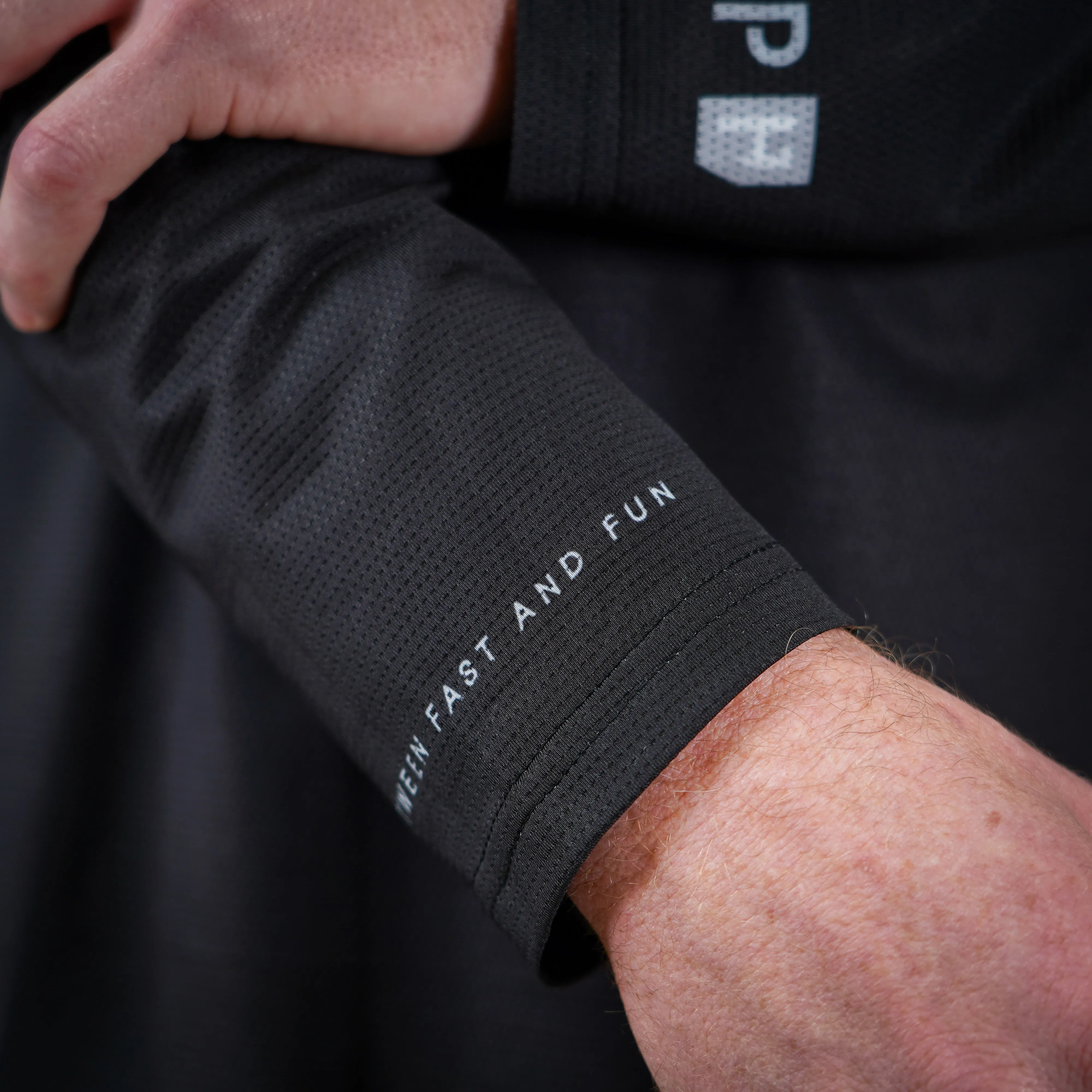 Long Sleeve Lite Jersey - Pro Race Black/Grey