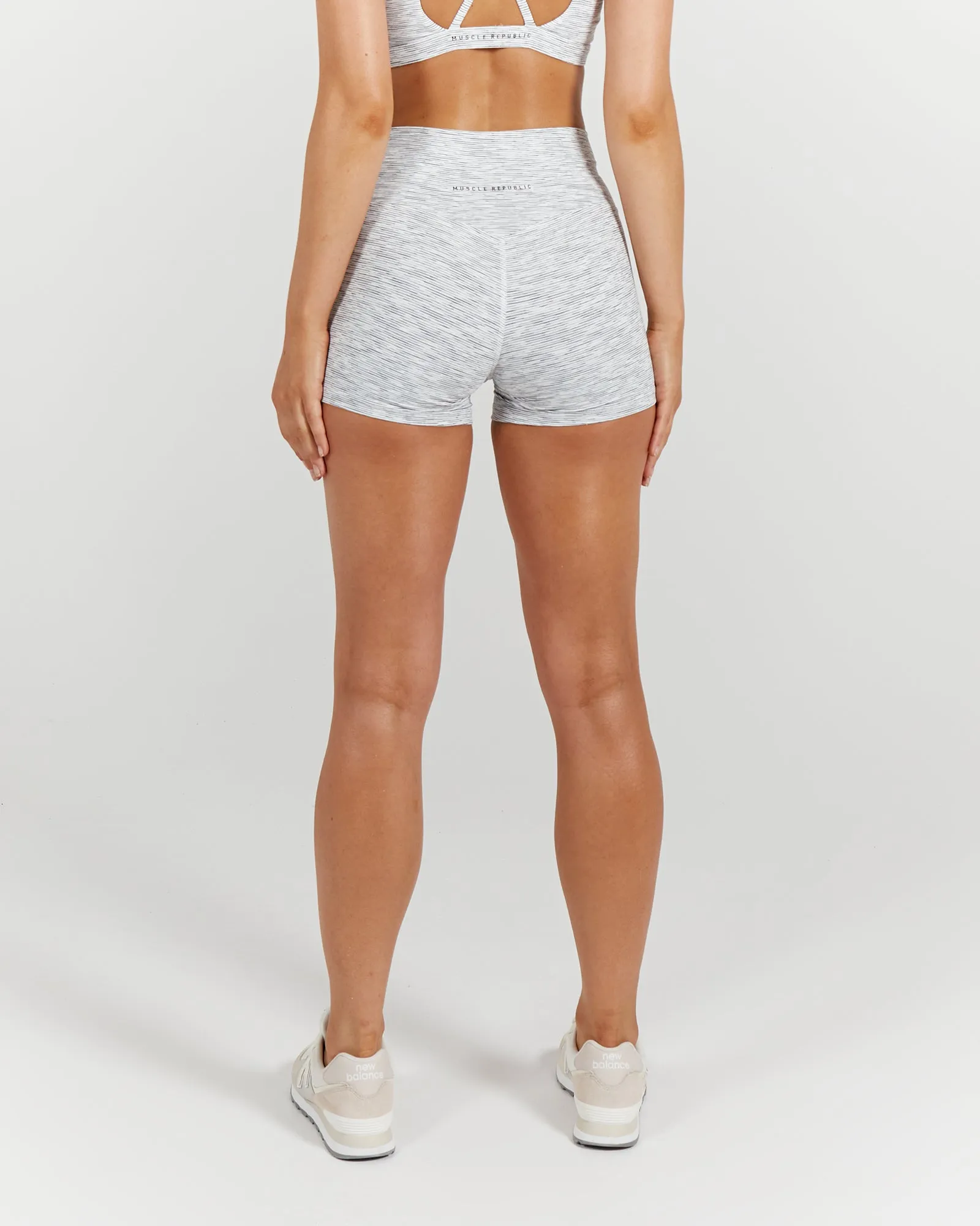 LUXE MINI SHORTS - ARCTIC GREY