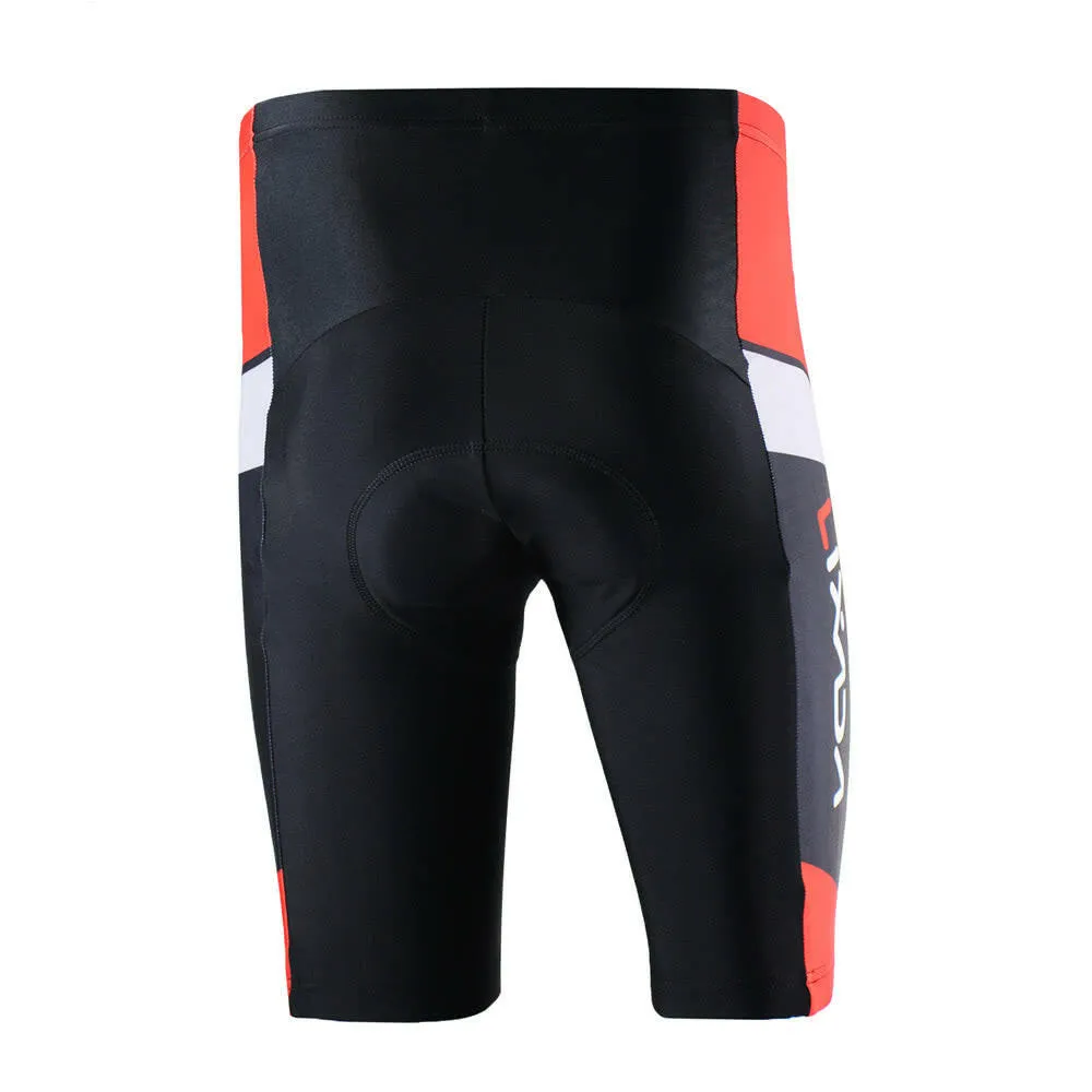 Men Breathable Quick Dry Comfortable Short Sleeve Jersey   Padded Shorts Cycling Clothing Set Riding Sportswear