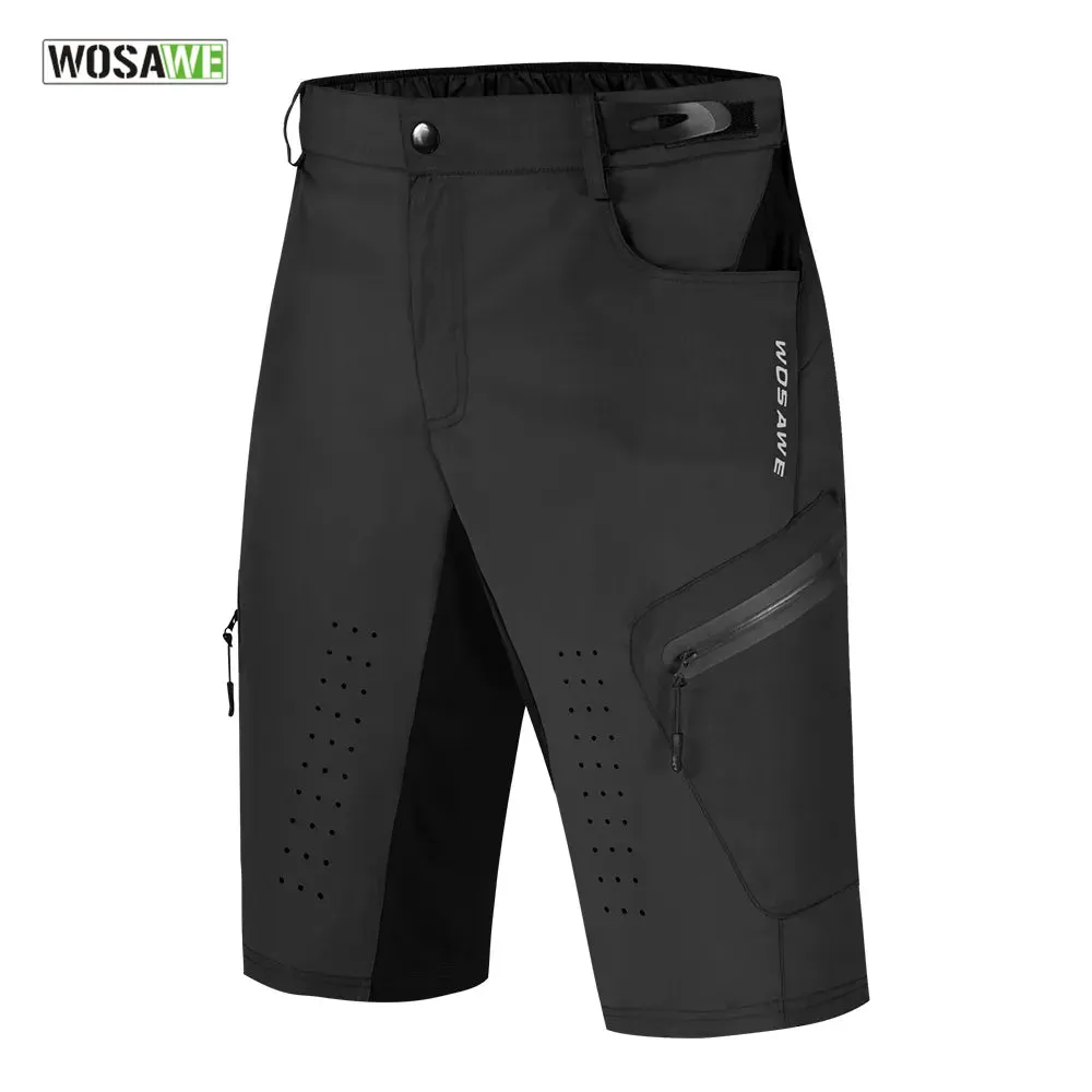 Men Cycling Shorts Loose Fit Bike Shorts Outdoor Sports Bicycle Short Pant MTB Mountain Shorts Water Resistant