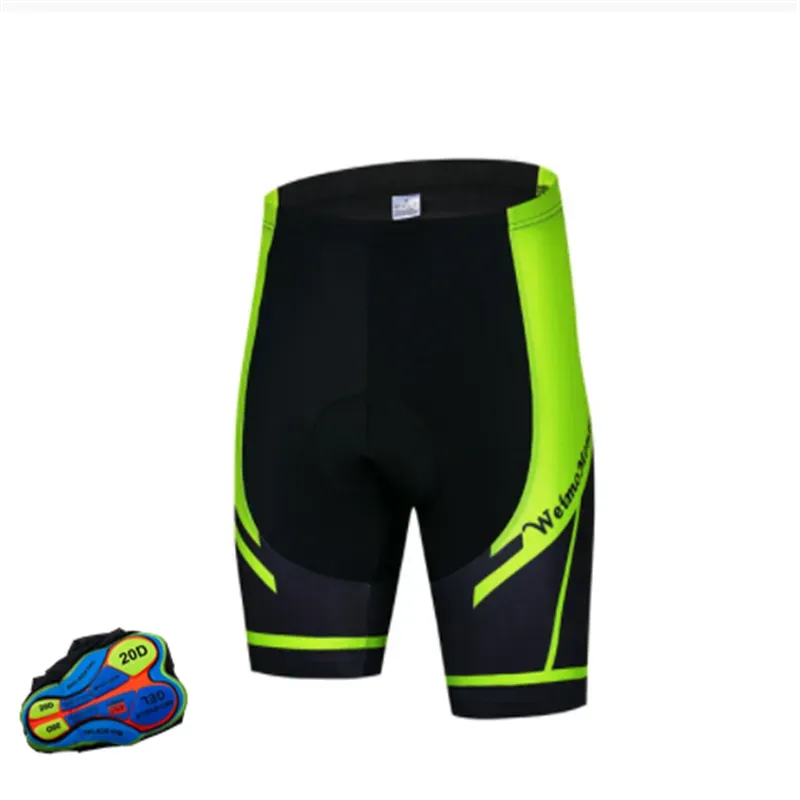 Men Cycling Shorts Summer Shockproof Underwear Padded Road Bike Lycra Bicycle Pants Tights Legging