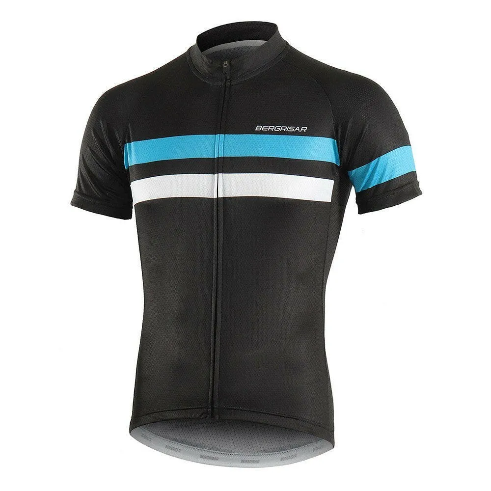 Men Short Sleeve Cycling Jersey Quick Dry Breathable Outdoor Sports Bike Riding Running Shirt