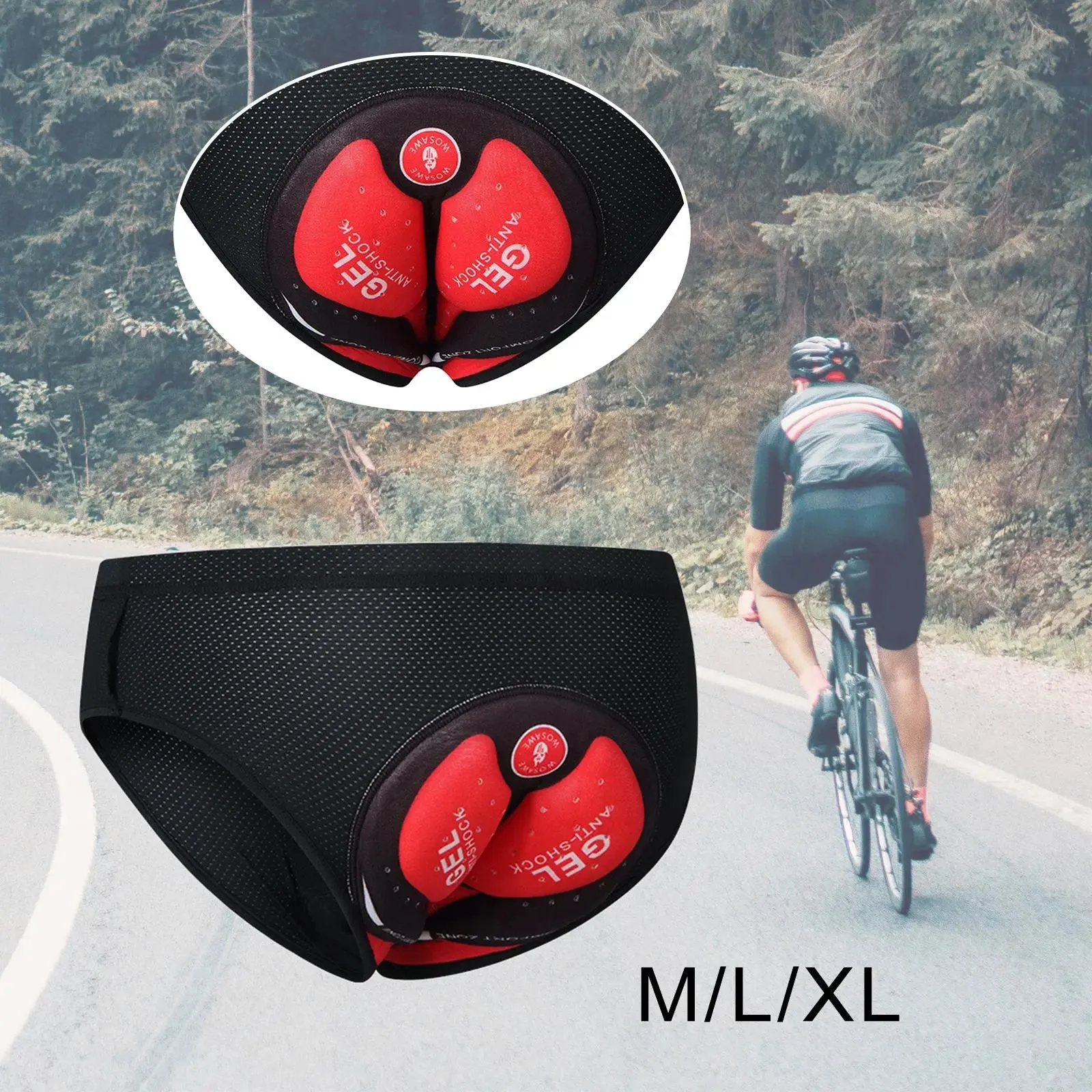 Men Shorts Undershorts  3D Padding Liner  Bike