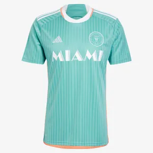 mens adidas inter miami lionel messi 2024 archive replica layer jersey (turquoise)