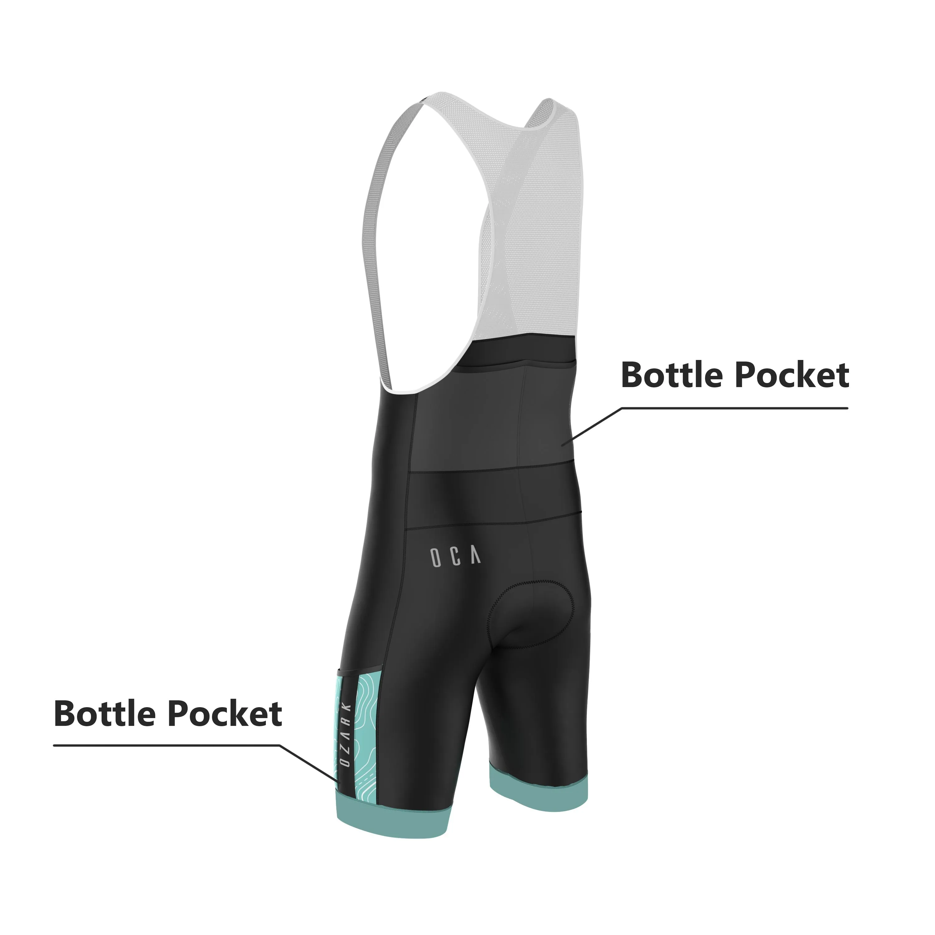 Men's Bib Shorts - Blue Core