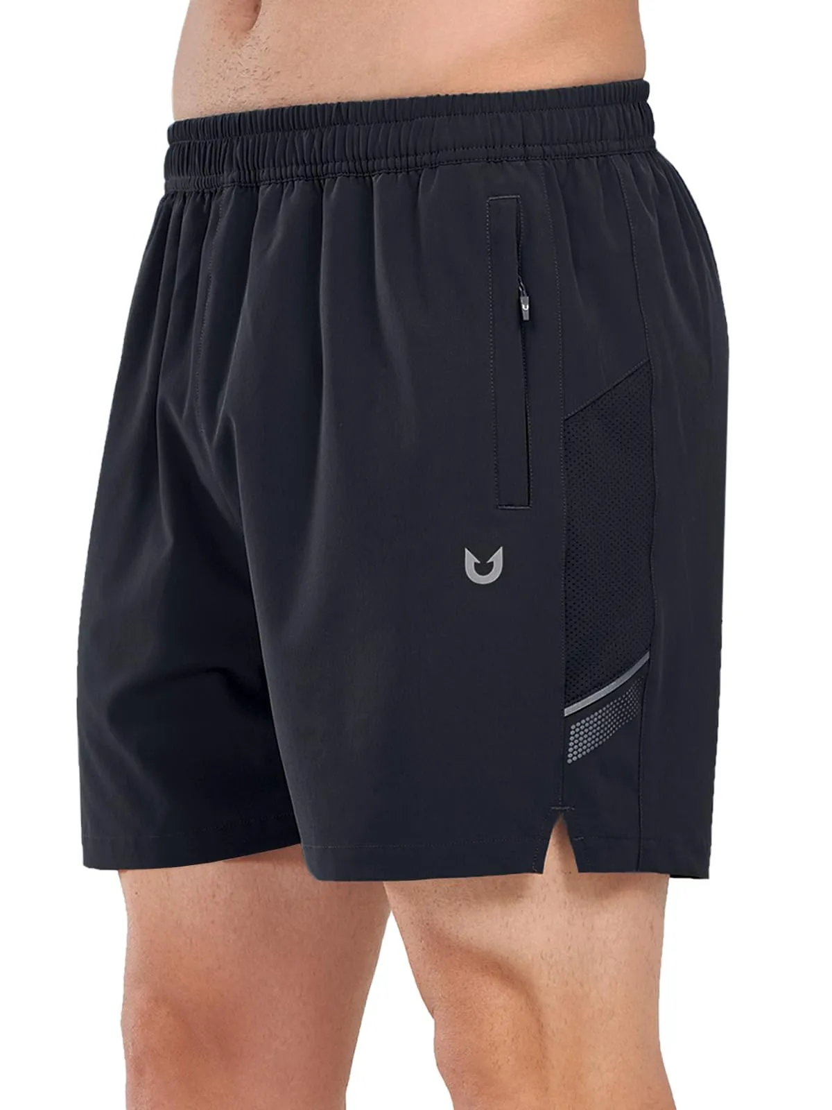 Men's Biker Shorts 5 inch Basketball Elastic Gym Shorts