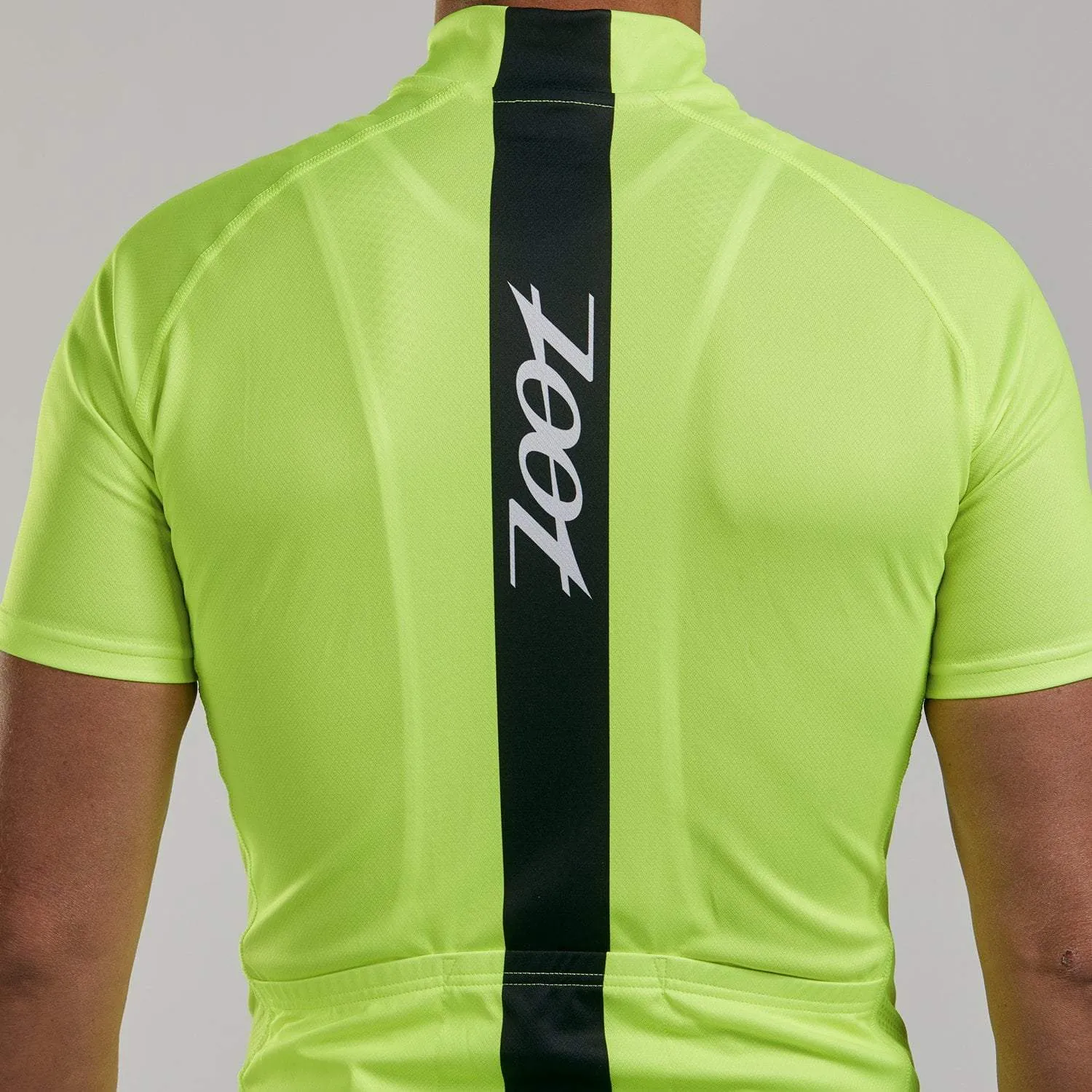 Mens Core  Cycle Jersey - Safety Yellow