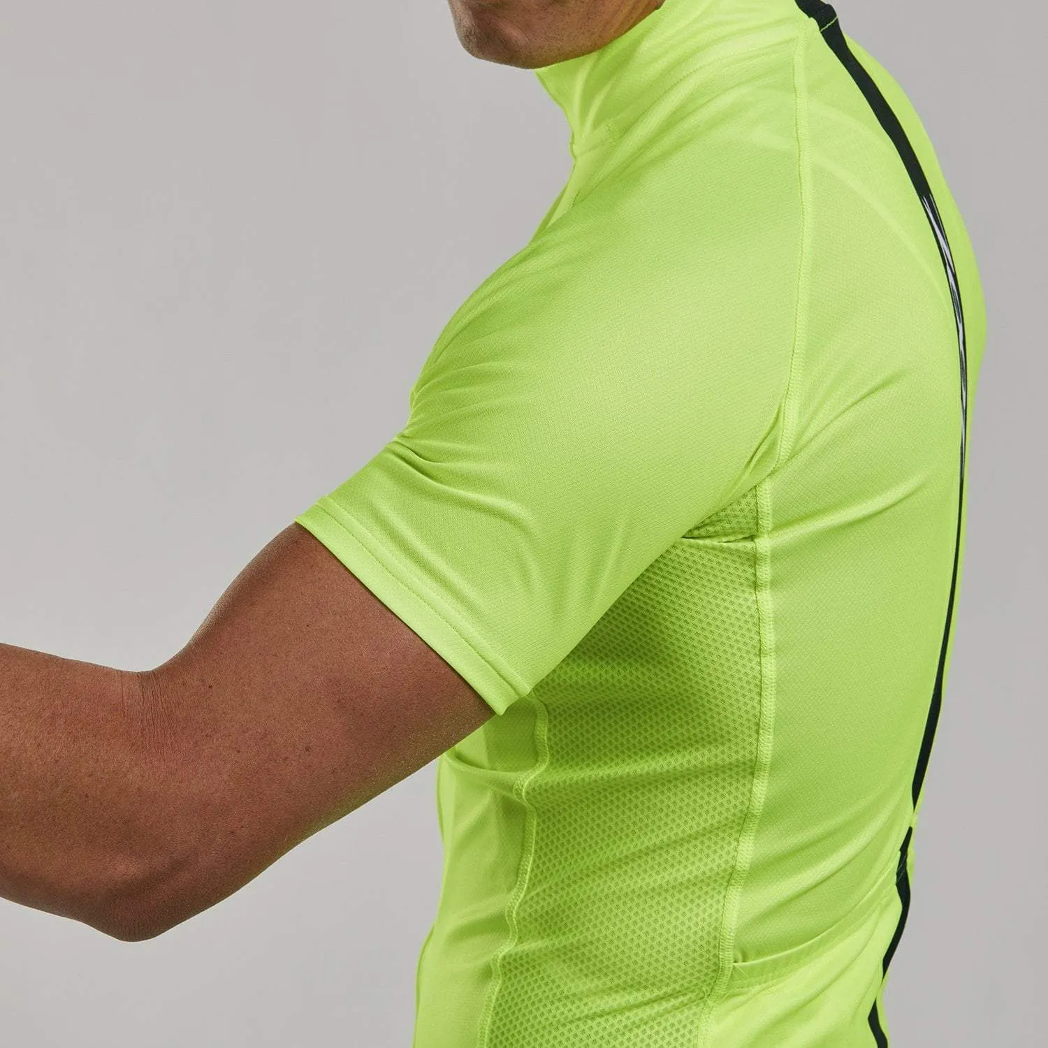 Mens Core  Cycle Jersey - Safety Yellow