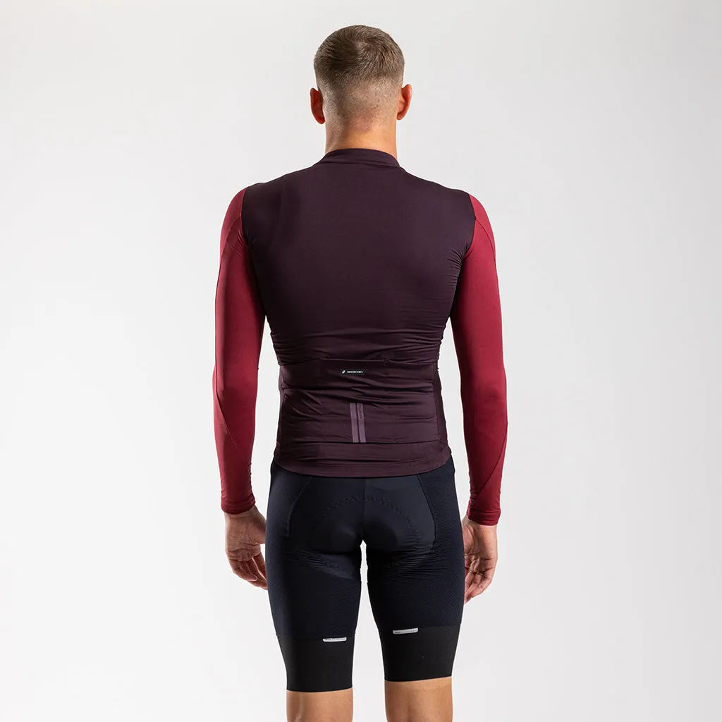 Men's Long Sleeve Thermal Jersey (Mulberry)