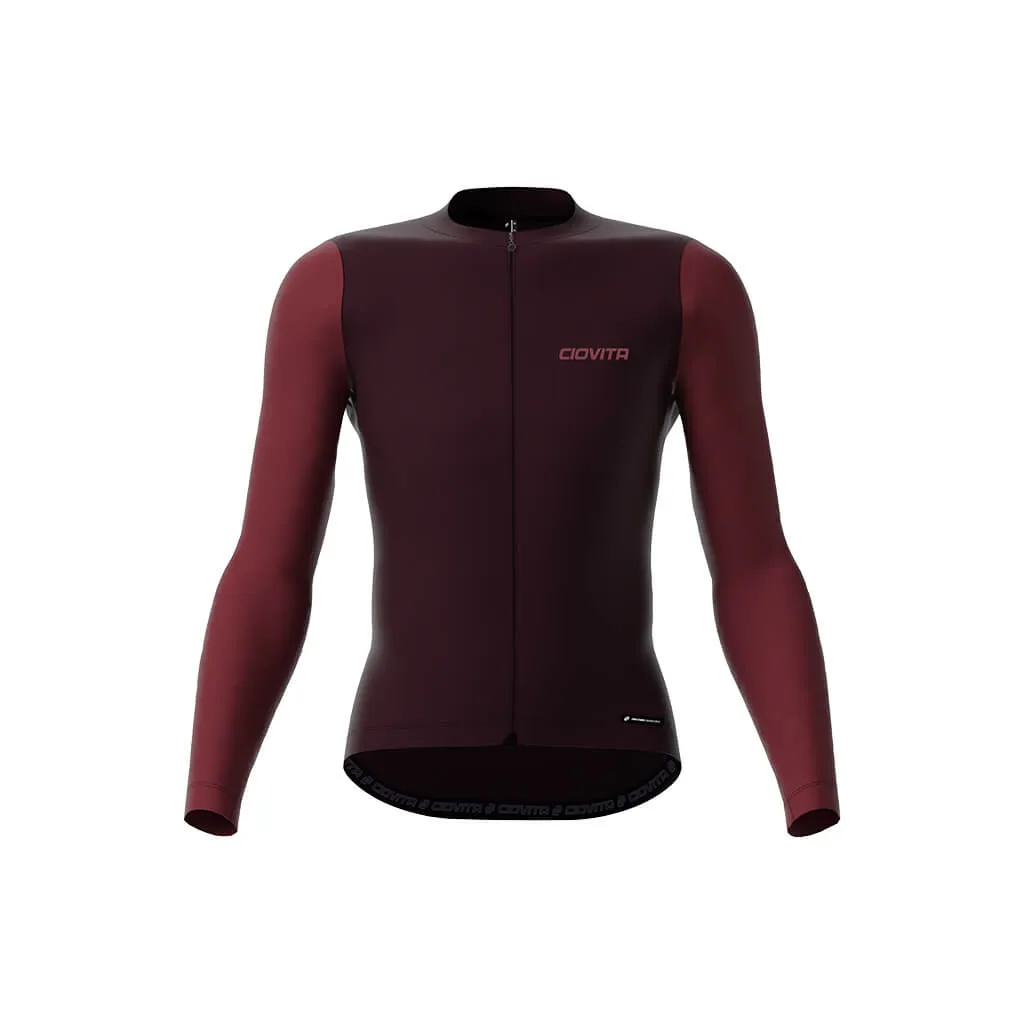 Men's Long Sleeve Thermal Jersey (Mulberry)