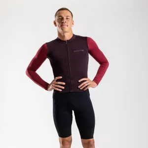 Men's Long Sleeve Thermal Jersey (Mulberry)