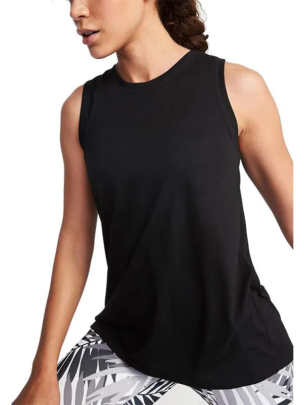 Mesh Paneled Back Tank Top